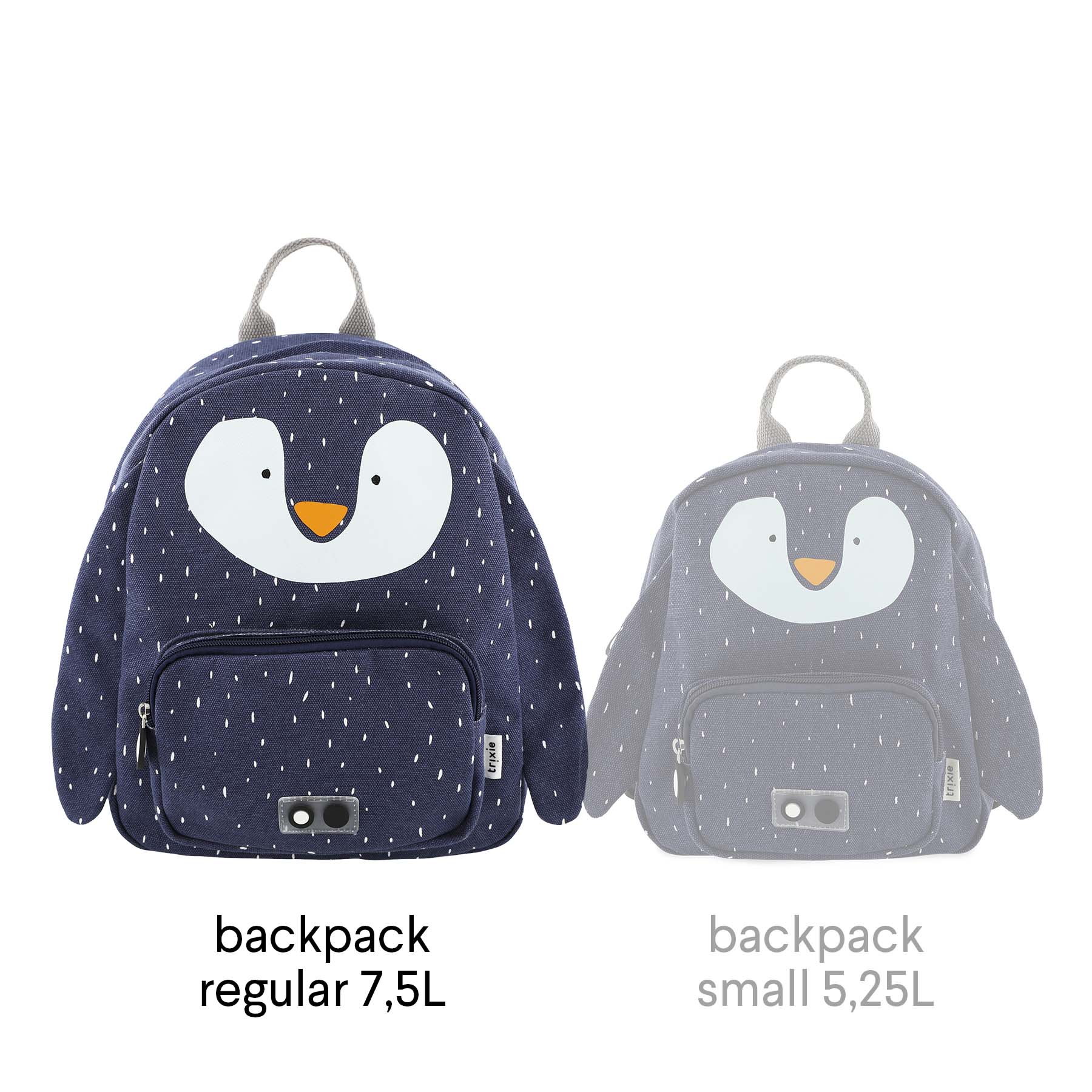 Trixie Baby Laste Seljakott - Mr Penguin suurus