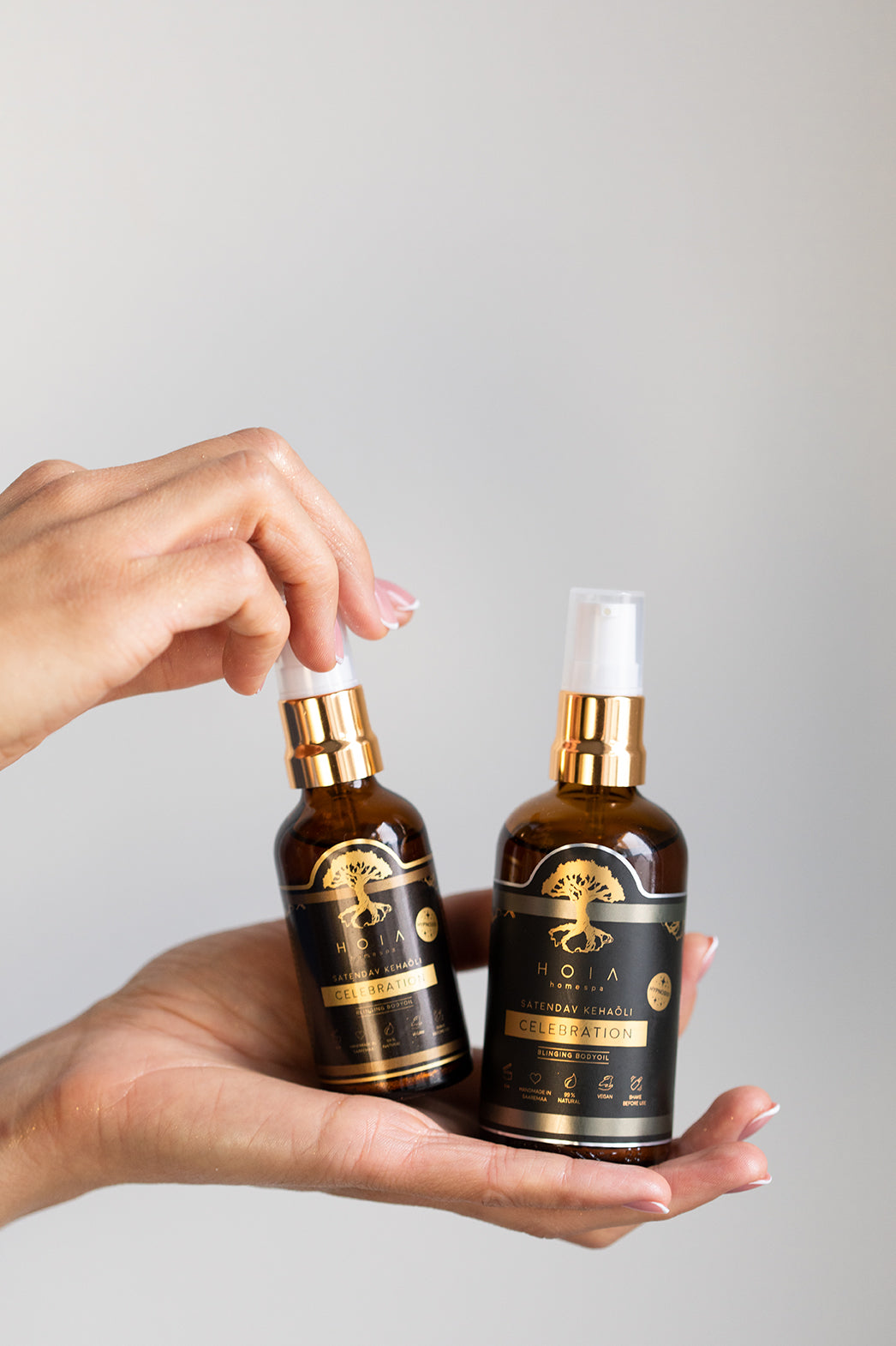 HOIA sädelev kehaõli, 100 ml