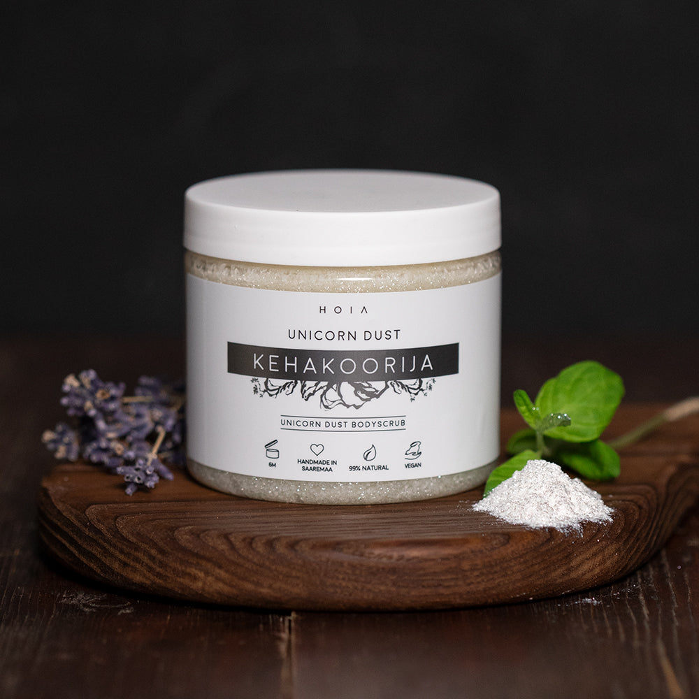 HOIA hõbedase säraga kehakoorija "Unicorn Dust", 200 ml