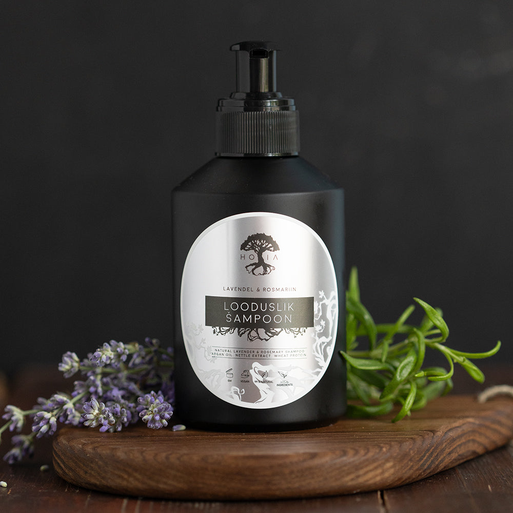 HOIA mahe šampoon lavendli ja rosmariiniga, 200 ml