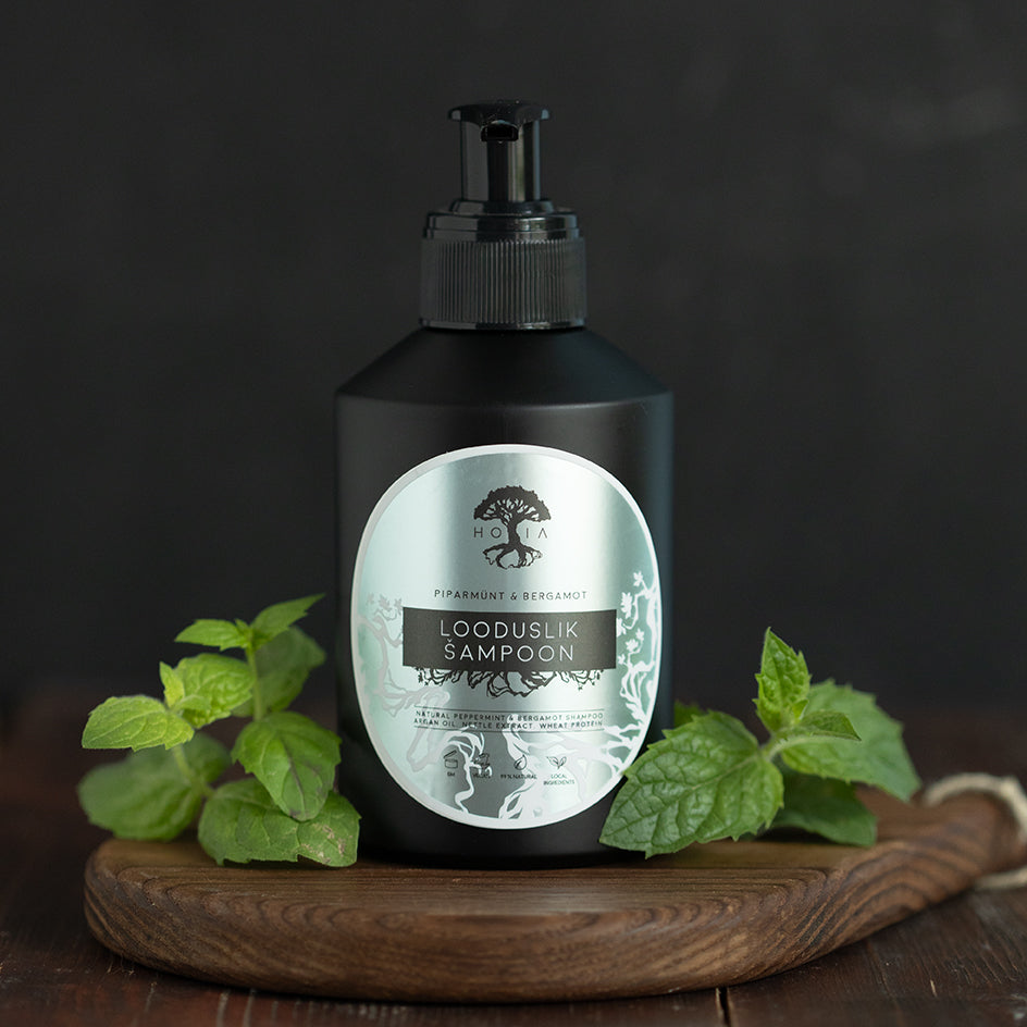HOIA mahe šampoon piparmündi ja bergamotiga, 200 ml