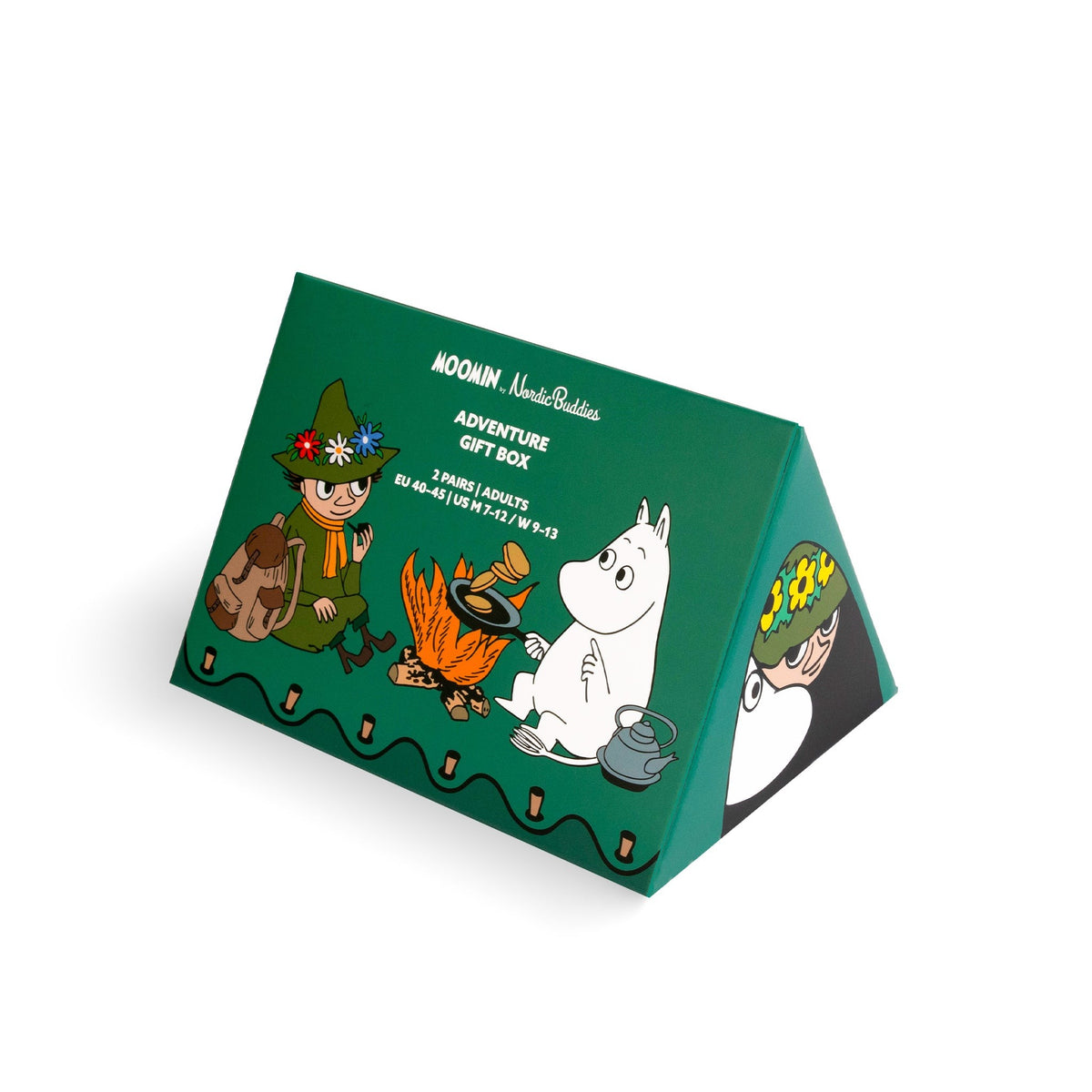 Moomin by NordicBuddies meeste sokikomplekt kinkekarbis "Adventure" (40–45)