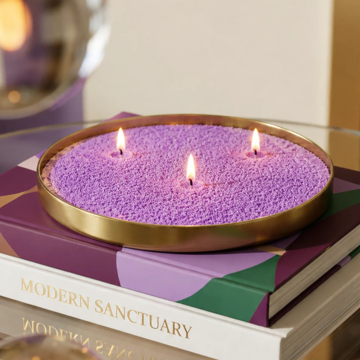 Candledust lõhnatu küünlaliiv - Ametüst, 1 kg
