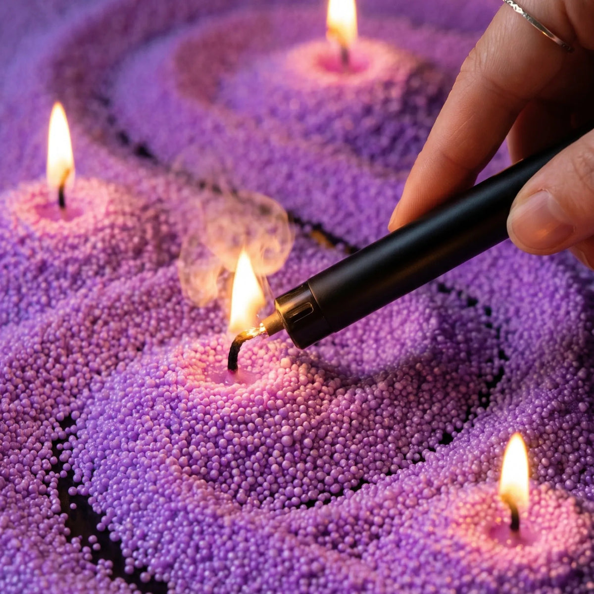 Candledust lõhnatu küünlaliiv - Ametüst, 1 kg