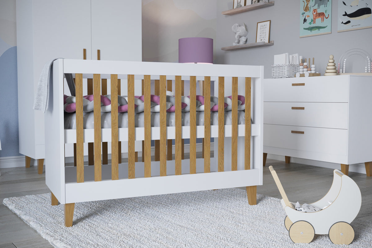 Kocot Kids beebivoodi "Kubi" - Valge
