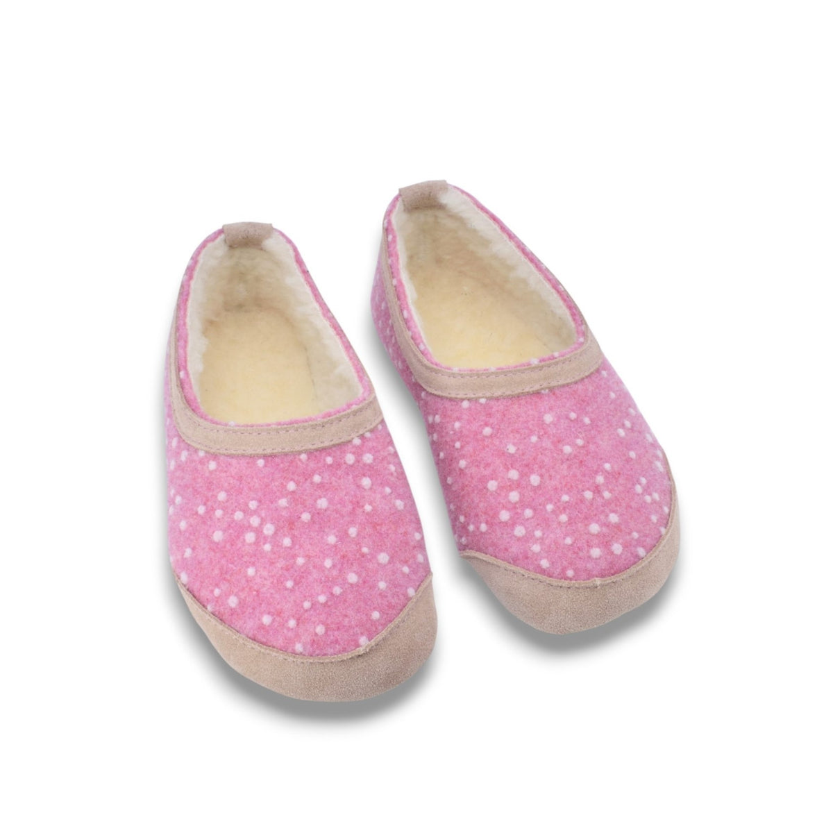 OmaKing laste barefoot-sussid "Poksa" - Pink Dots
