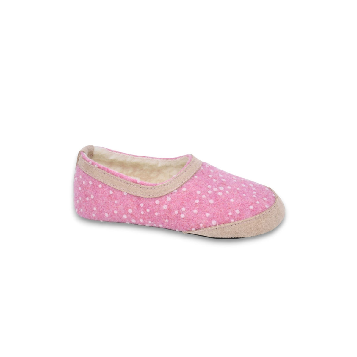 OmaKing laste barefoot-sussid "Poksa" - Pink Dots