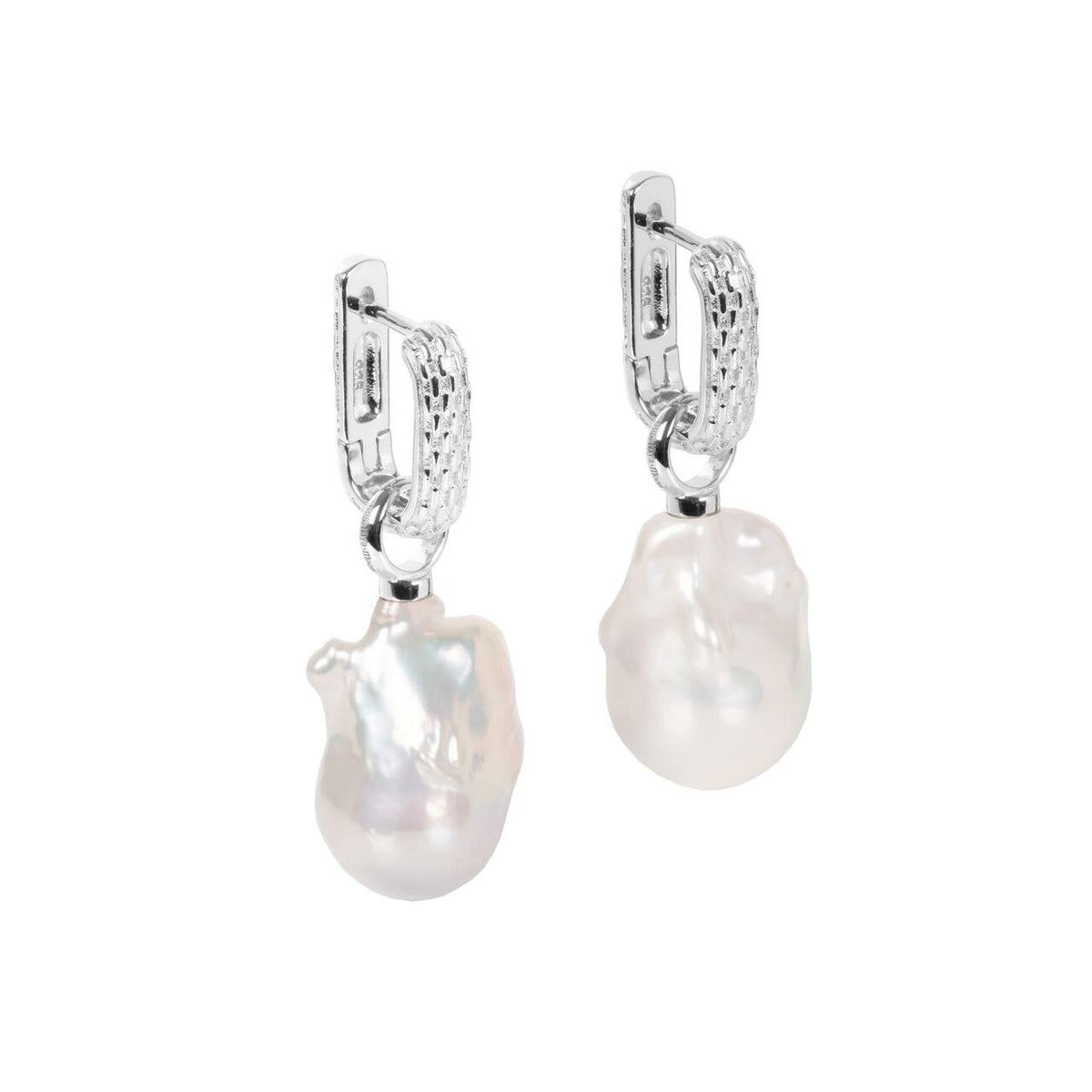 MyaMoon barokkpärlitega kõrvarõngad "Baroque Pearl L"