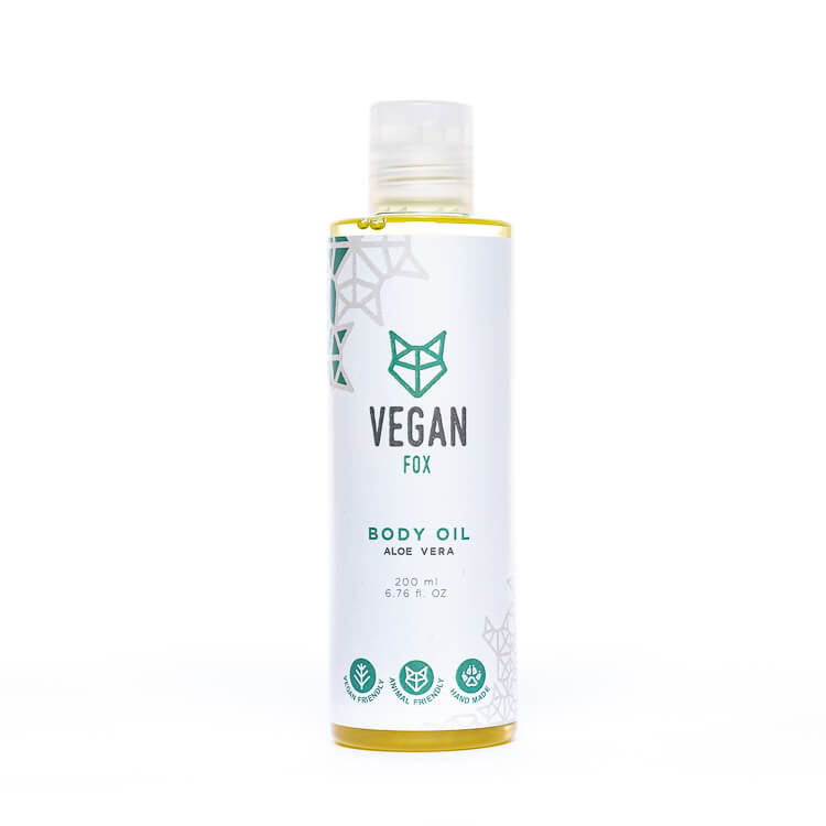 Vegan Fox Aloe Vera Kehaõli, 200 ml