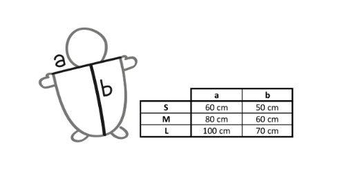 Patulove laste autoponcho - Lamb, Beež