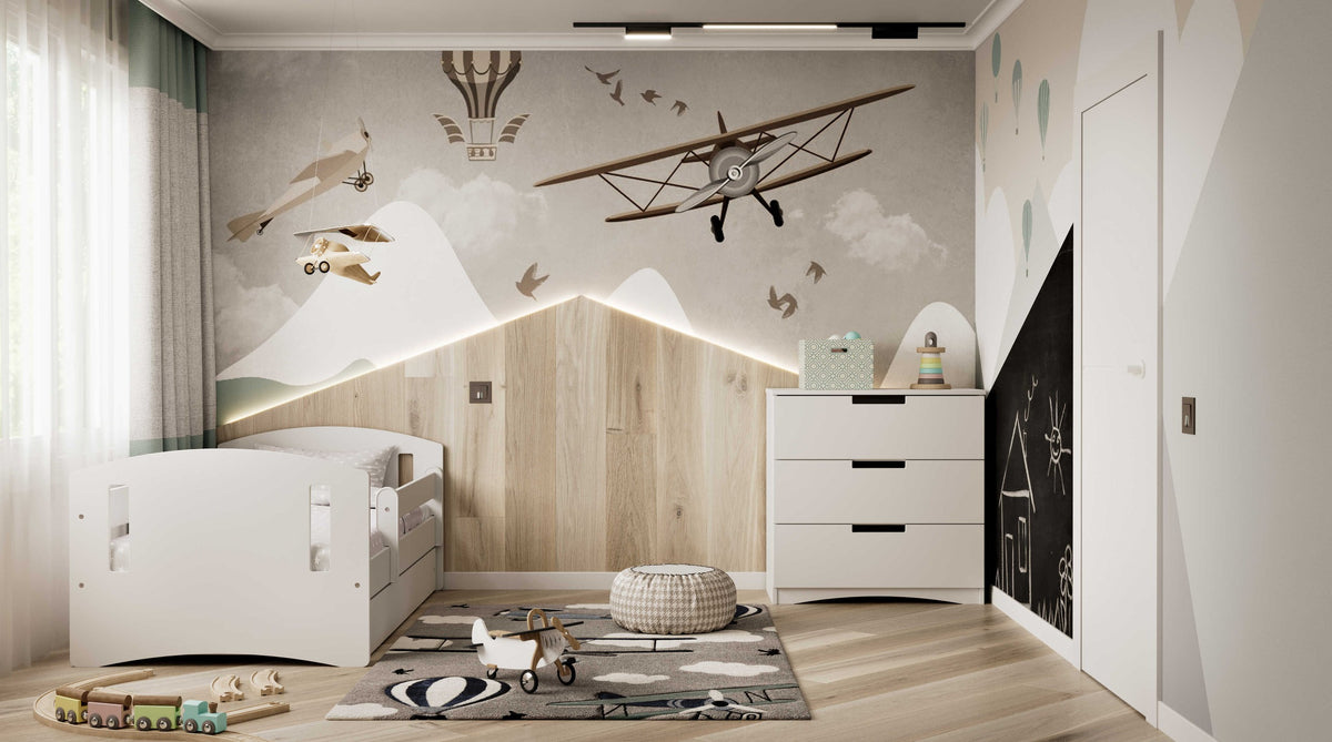 Kocot Kids laste voodi "Classic 2" - Valge