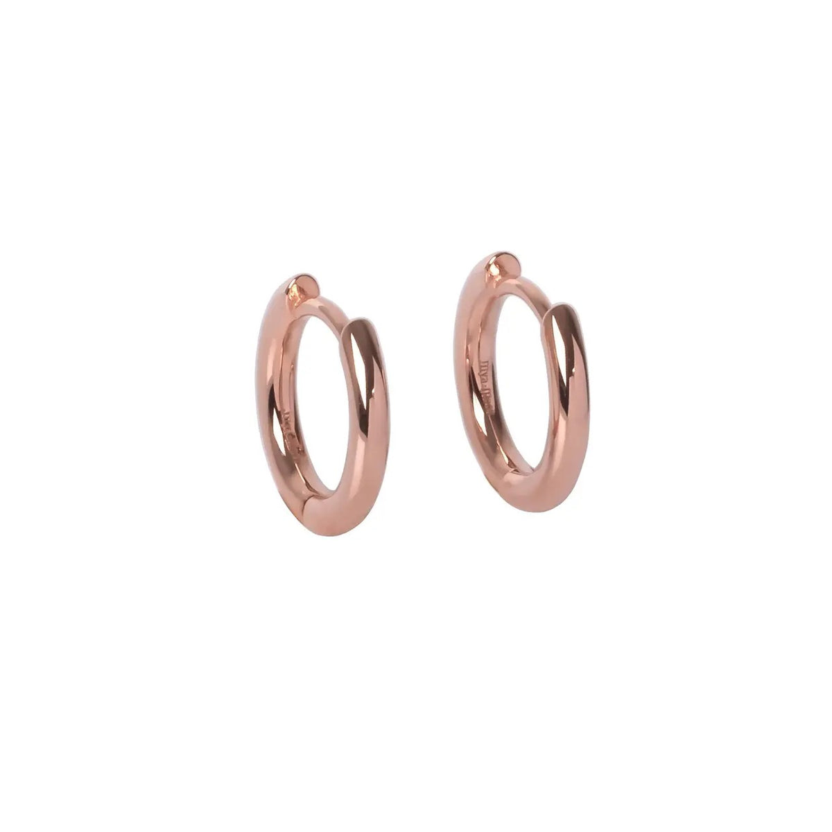 MyaMoon "Classy Small Hoops" kõrvarõngad – 925 hõbe, roodiumi või roosa kullaga, 14 mm