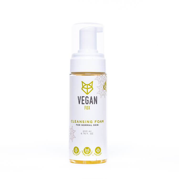 Vegan Fox Näopuhastusvaht Normaalsele Nahale, 200 ml