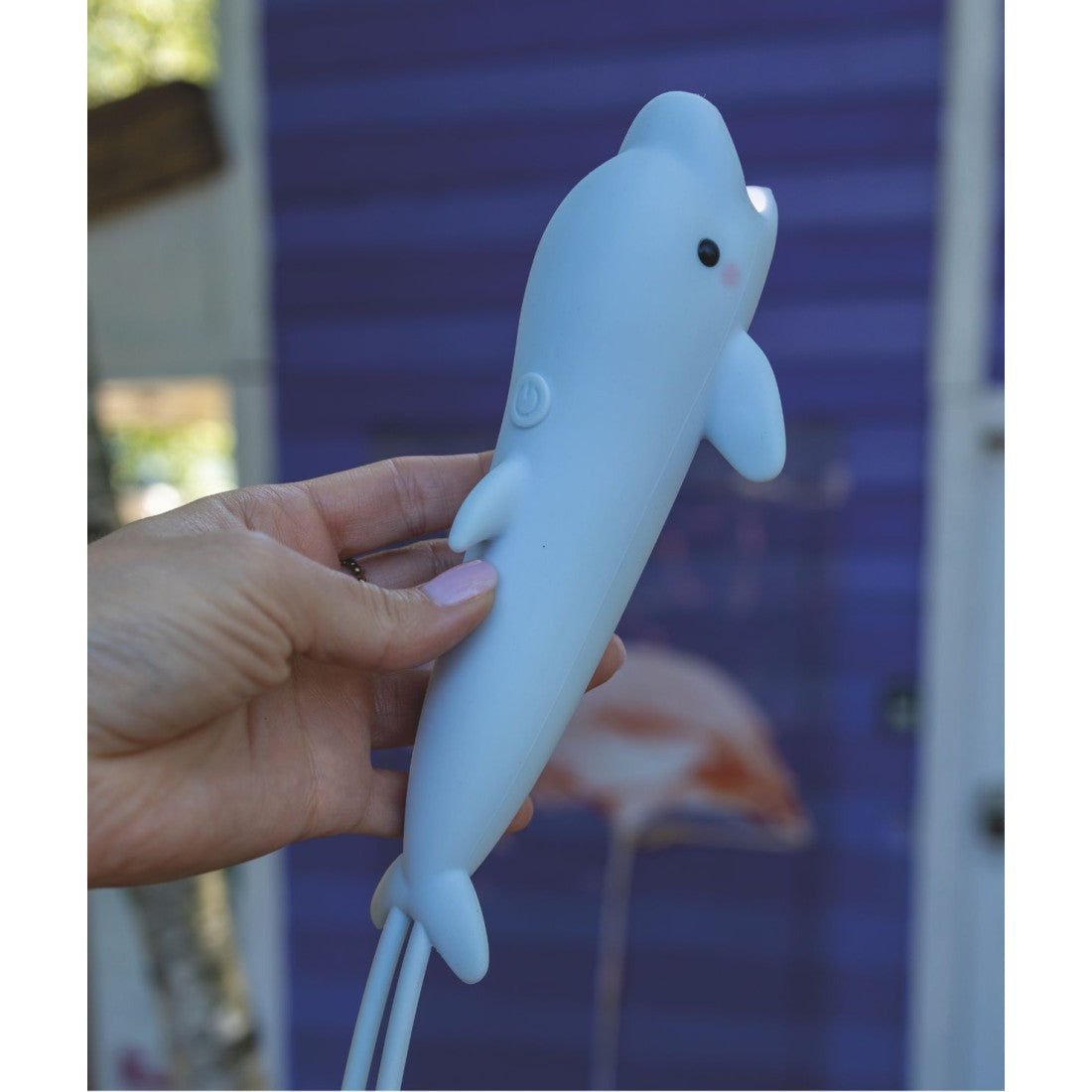 Rabbit & Friends laste taskulamp - Dolphin BUBBLY