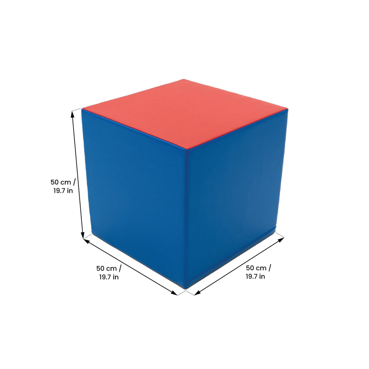 IGLU vahtmassist ehitusklots "Mega Cube" - Sinine ja punane