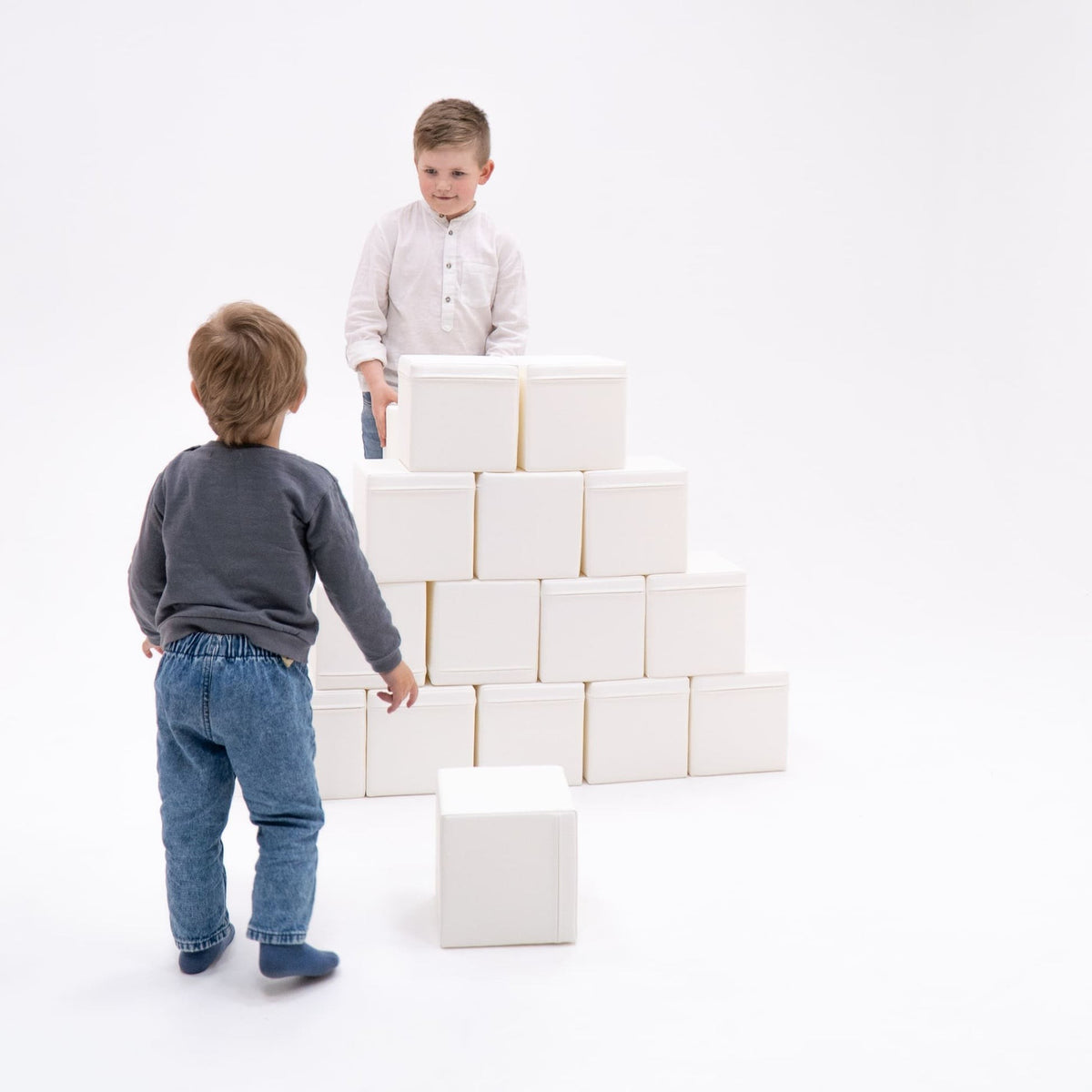 IGLU vahtmassist ehitusklots "Mega Cube" - Sinine ja punane