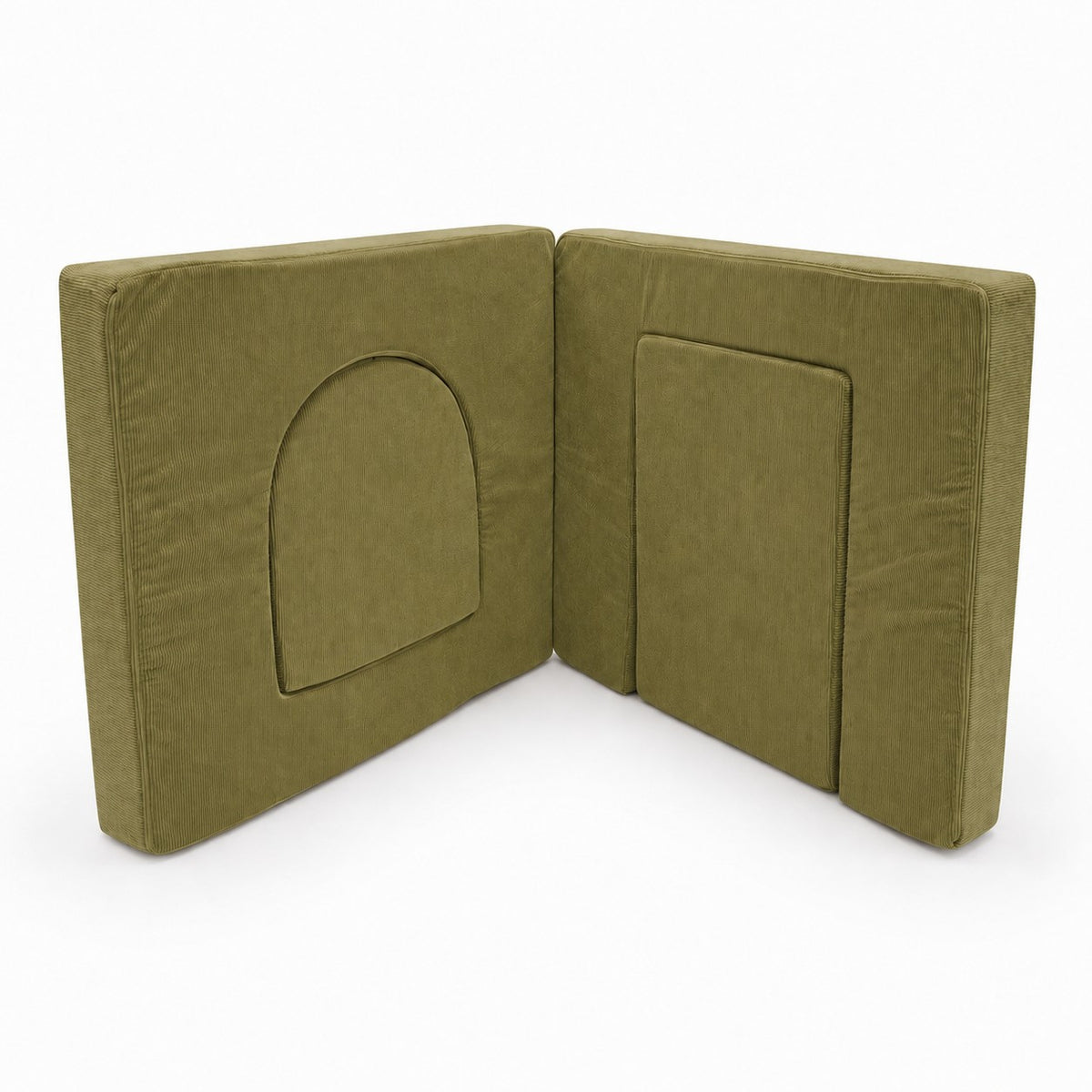 MeowBaby® pehme mängukomplekt väikelastele ARCHWAY, 4 elementi - Laim