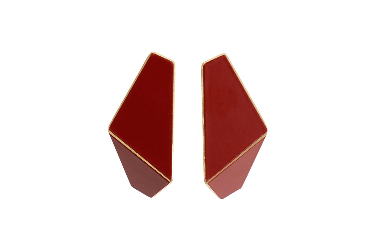 Lisa Kroeber Jewellery FOLDED SLIM kõrvarõngad