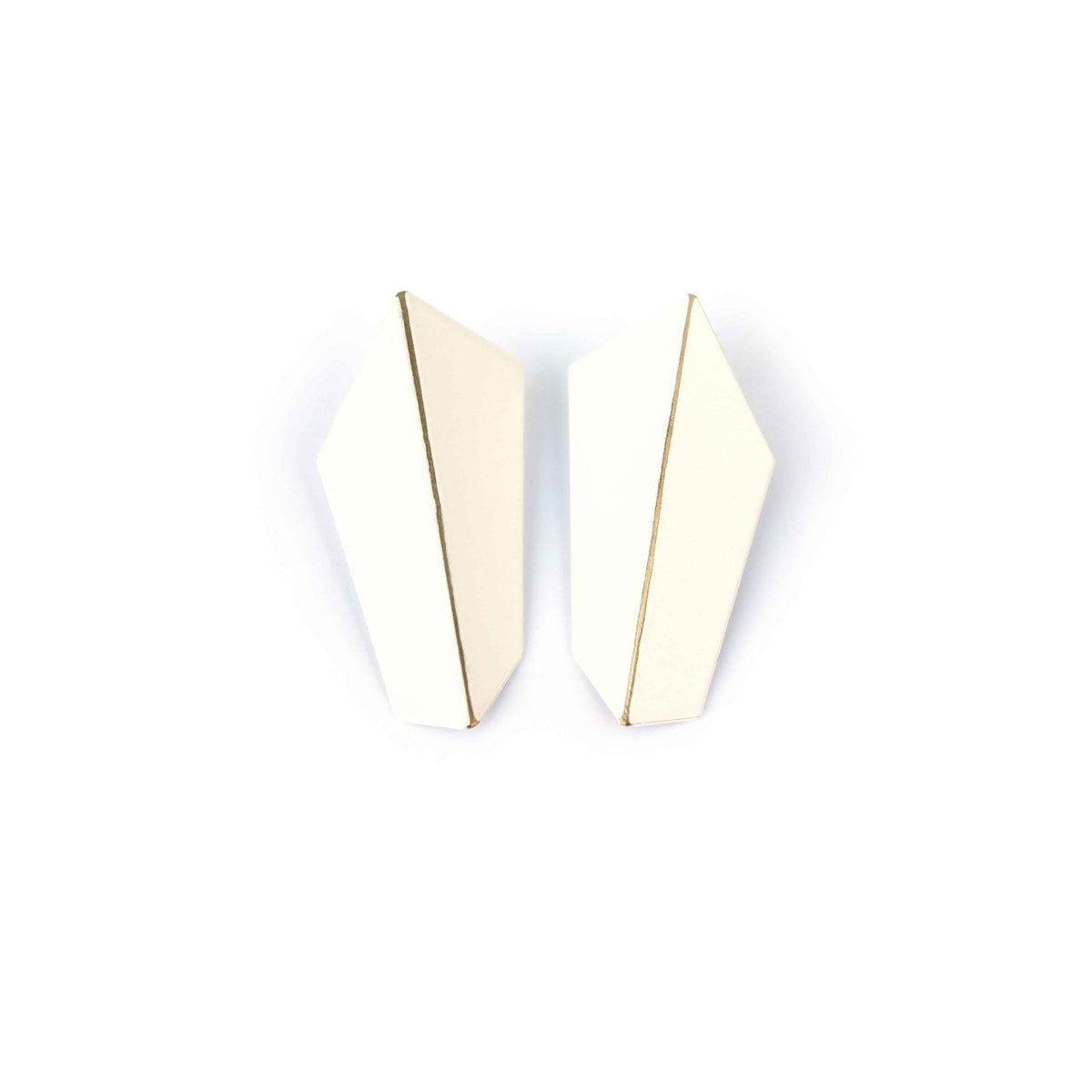 Lisa Kroeber Jewellery FOLDED VERTICAL kõrvarõngad