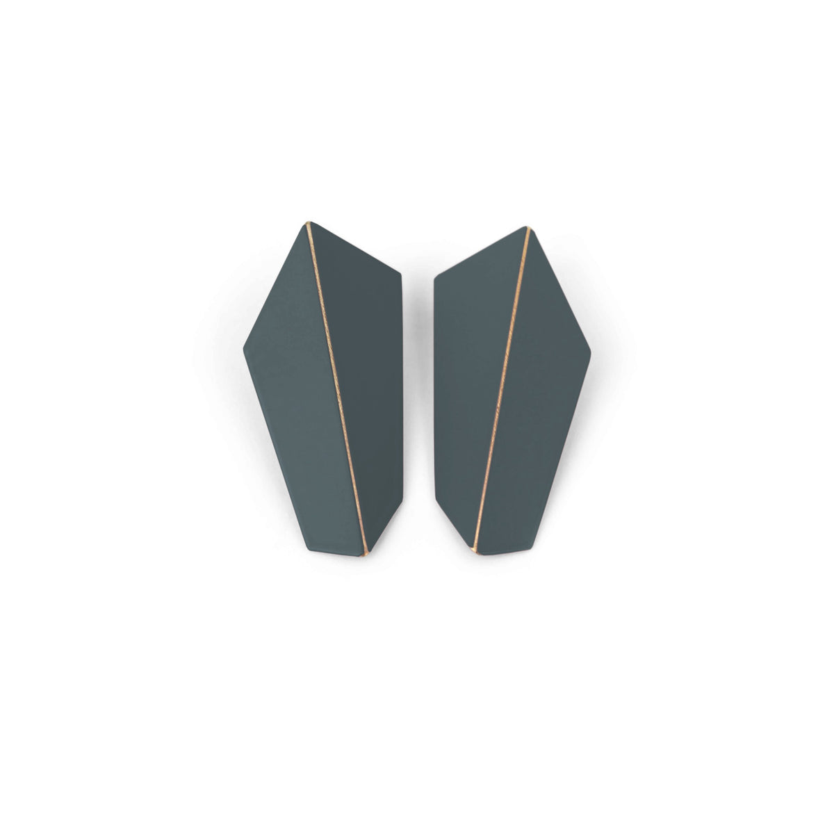 Lisa Kroeber Jewellery FOLDED VERTICAL kõrvarõngad