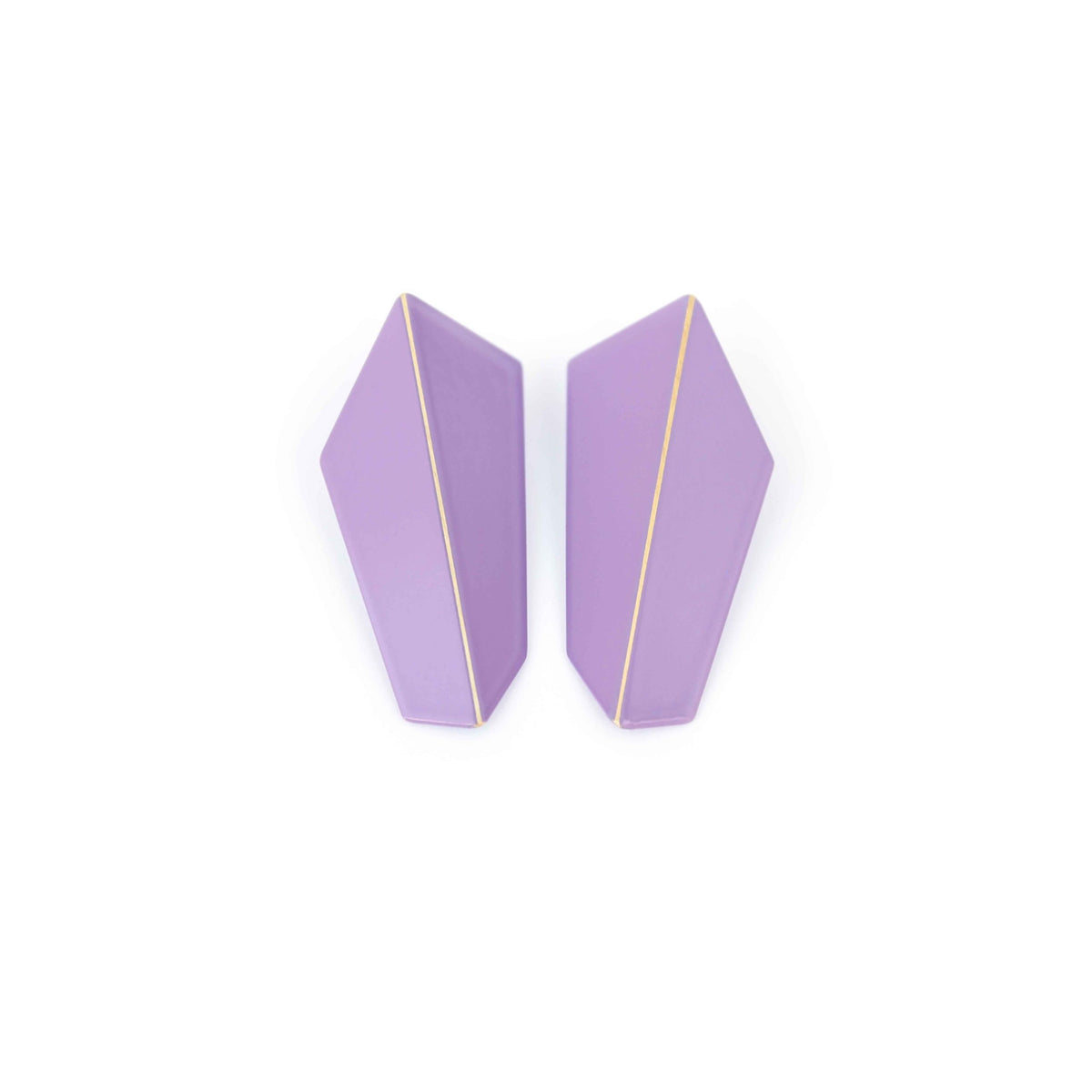 Lisa Kroeber Jewellery FOLDED VERTICAL kõrvarõngad
