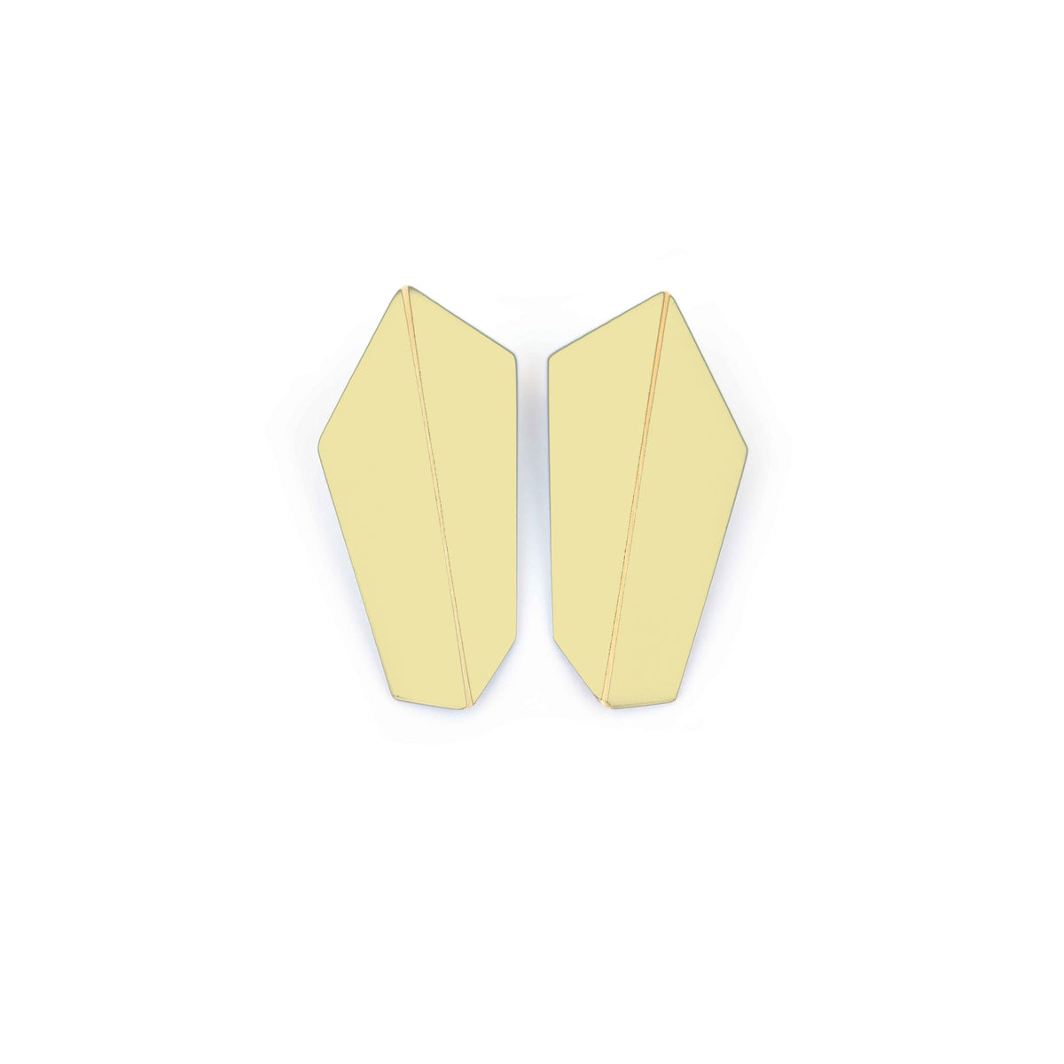 Lisa Kroeber Jewellery FOLDED VERTICAL kõrvarõngad