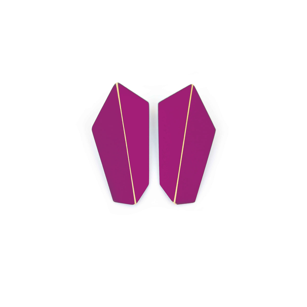 Lisa Kroeber Jewellery FOLDED VERTICAL kõrvarõngad
