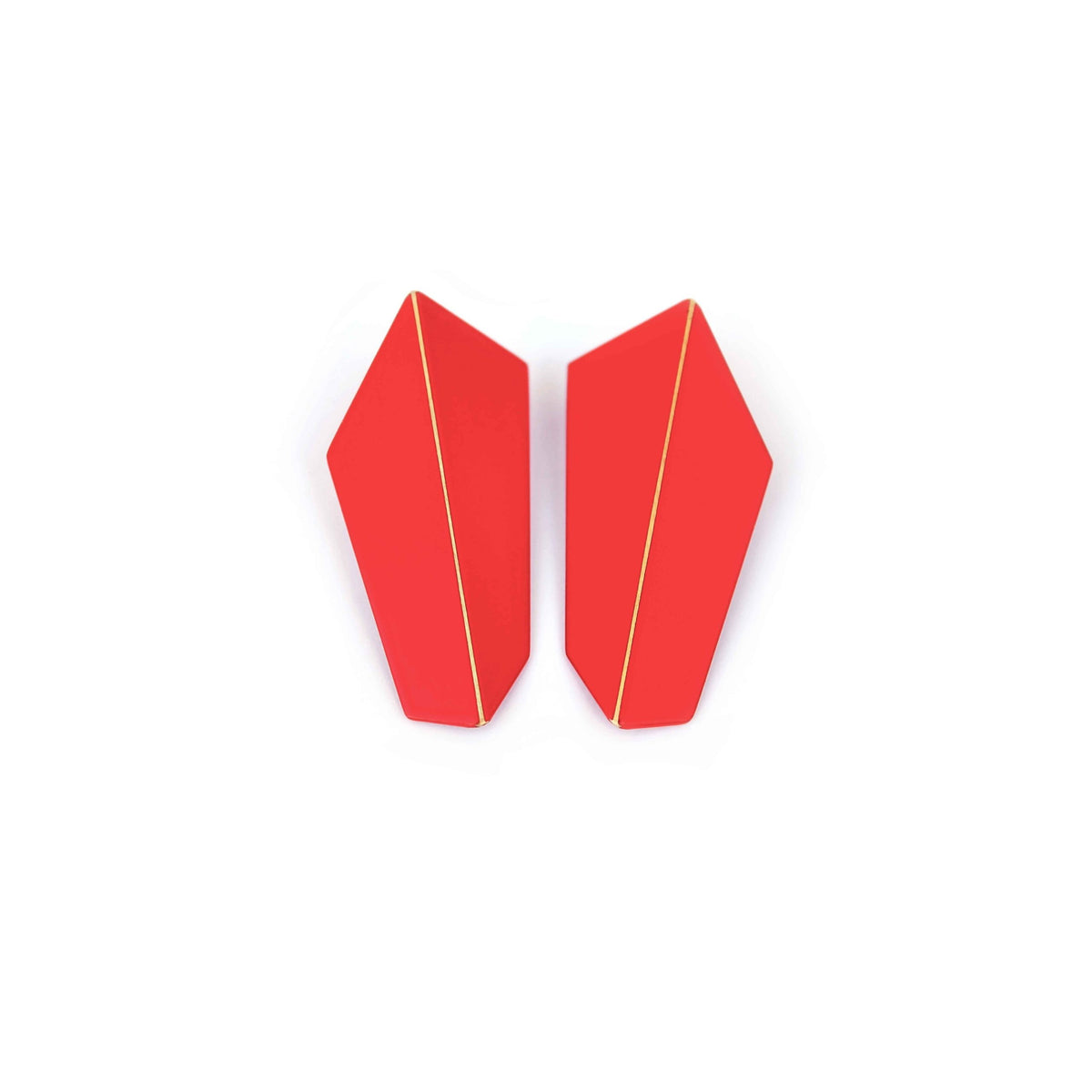 Lisa Kroeber Jewellery FOLDED VERTICAL kõrvarõngad
