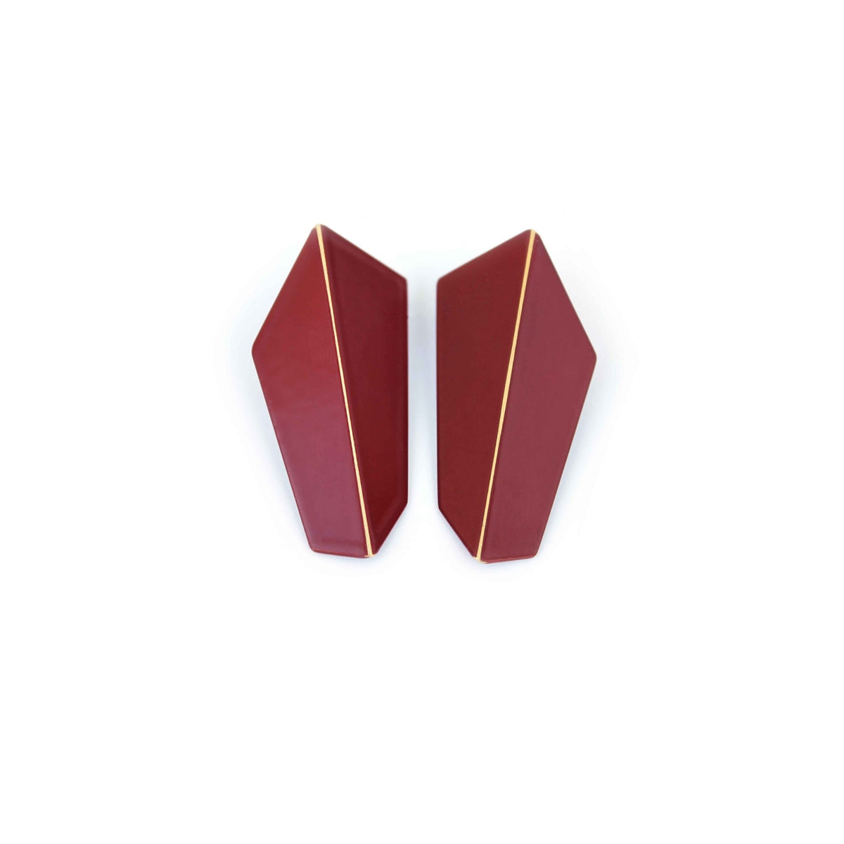 Lisa Kroeber Jewellery FOLDED VERTICAL kõrvarõngad