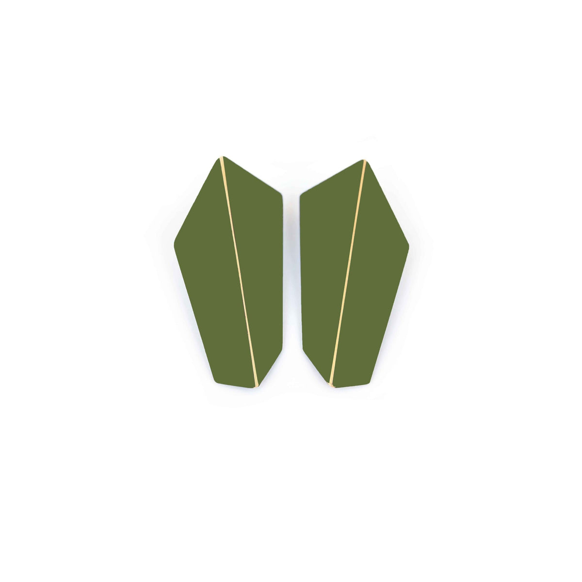 Lisa Kroeber Jewellery FOLDED VERTICAL kõrvarõngad