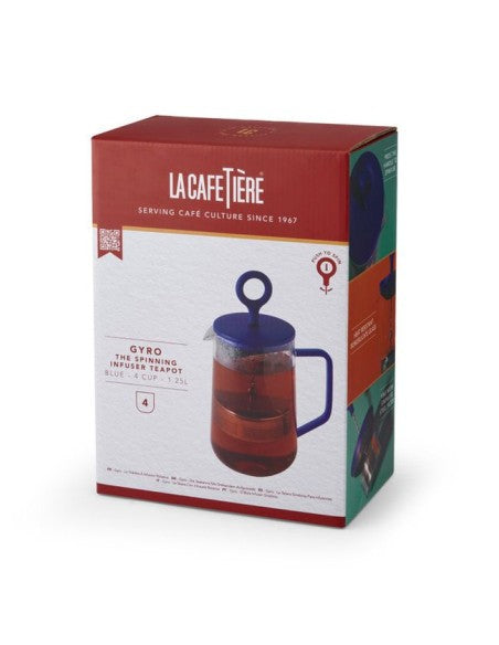 La Cafetière Gyro teekann - Sinine, 1,25 l