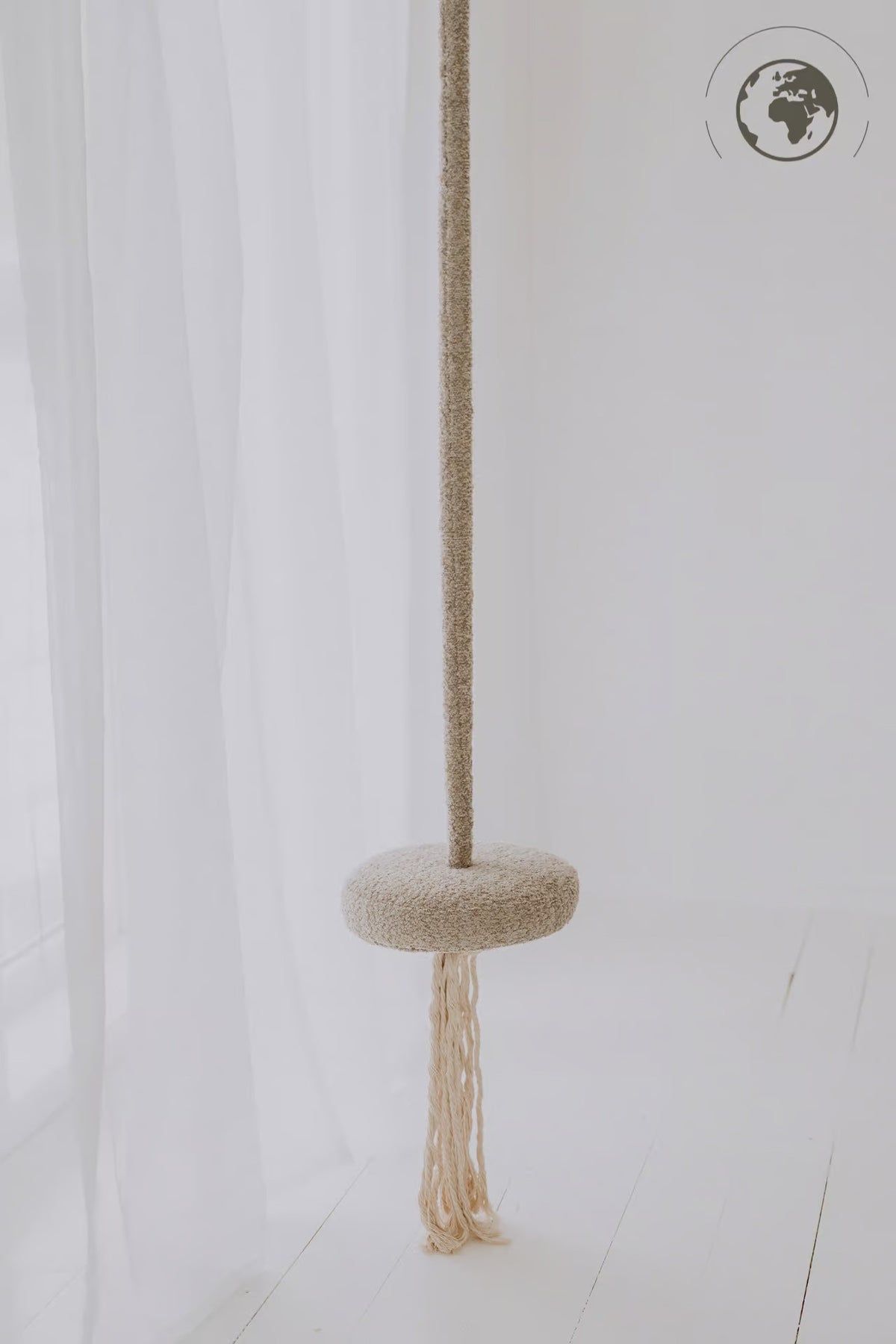 Nofi KIDS bouclé-kiik "HopOn" - Pärlvalge
