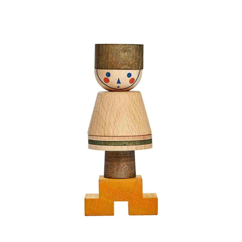 Wooden Story puidust kujundipusle "LALA" - Roheline