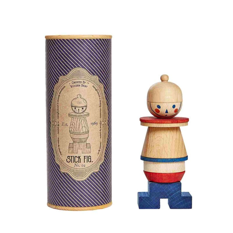 Wooden Story puidust kujundipusle "LALA" - Sinine