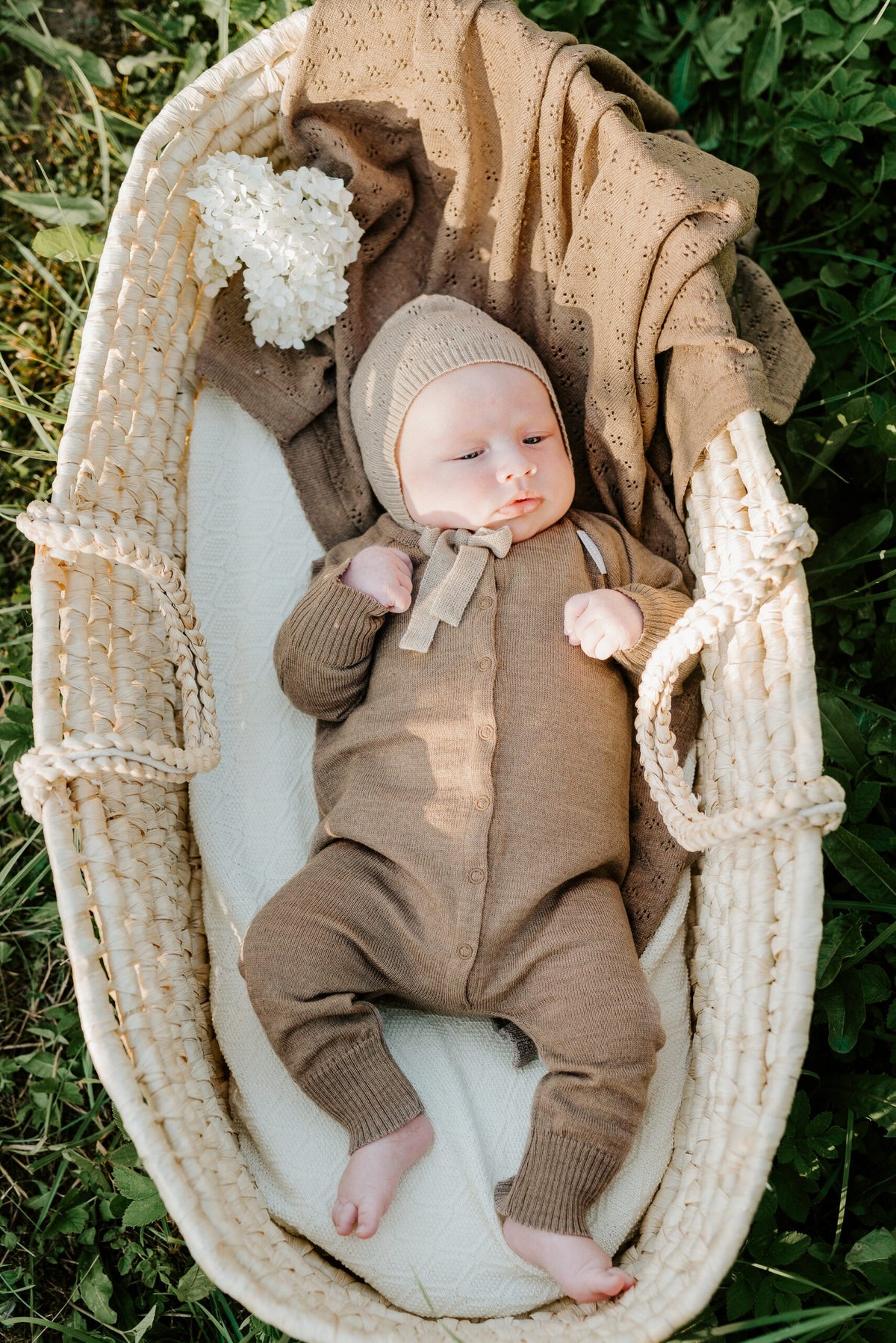 Wool In Love beebi kinkekomplekt JOY: tekk, kombinesoon ja tanu