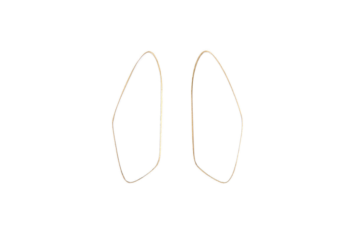 Lisa Kroeber Jewellery LEAVES väikesed kõrvarõngad