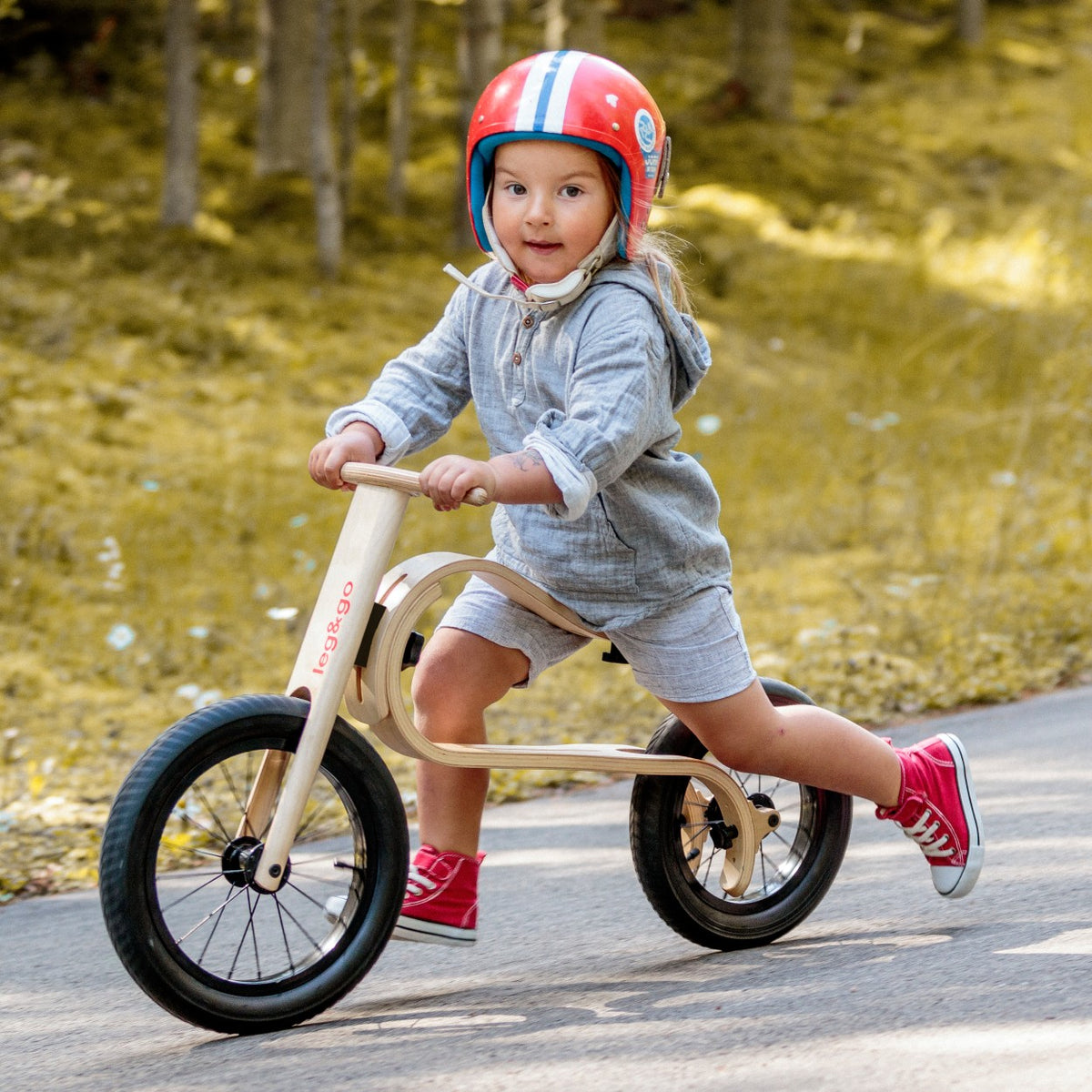 leg&go 3in1 puidust laste tasakaaluratas