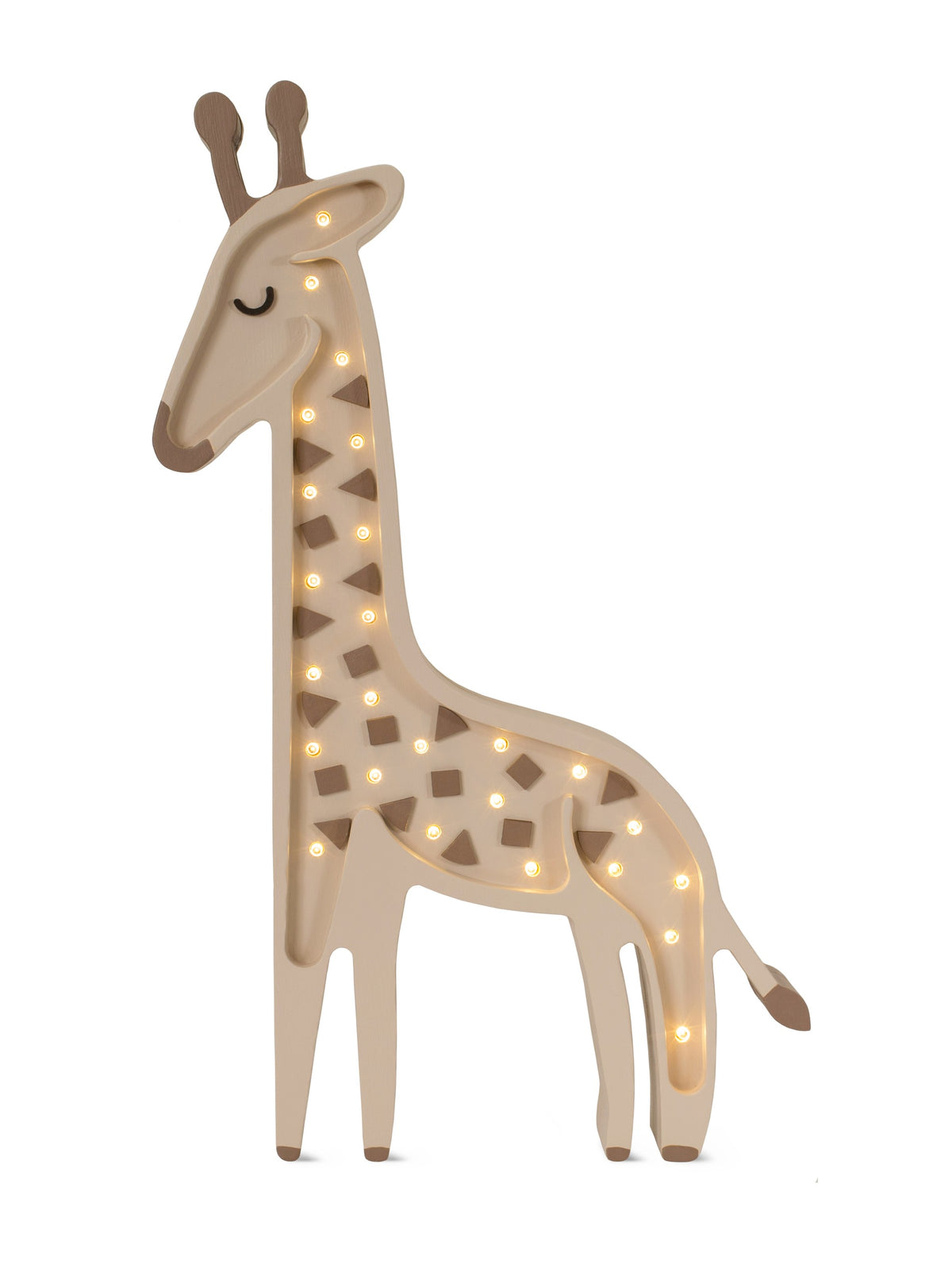 Little Lights puidust laste öölamp "Giraffe"