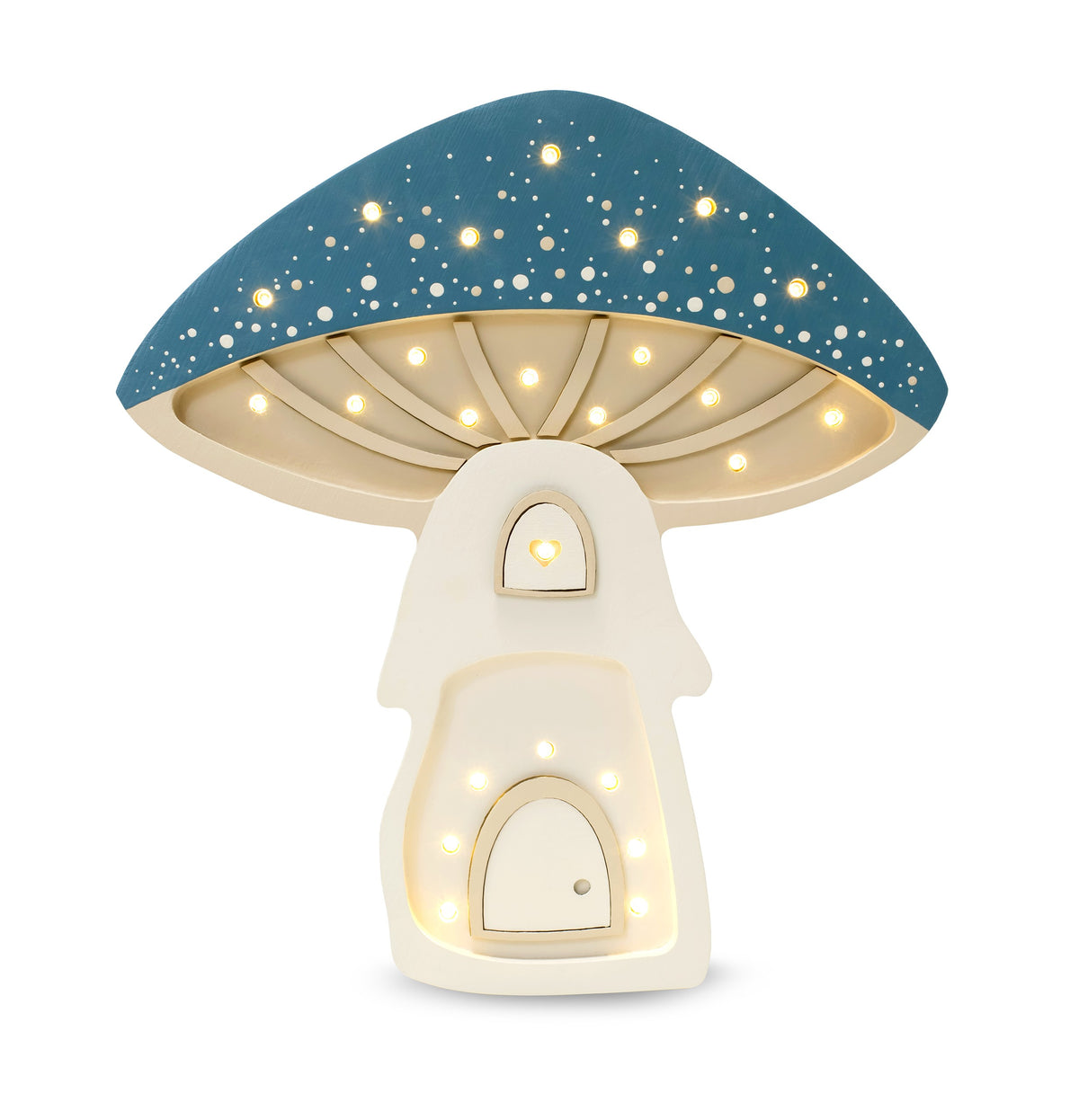 Little Lights puidust laste öölamp "Mushroom"