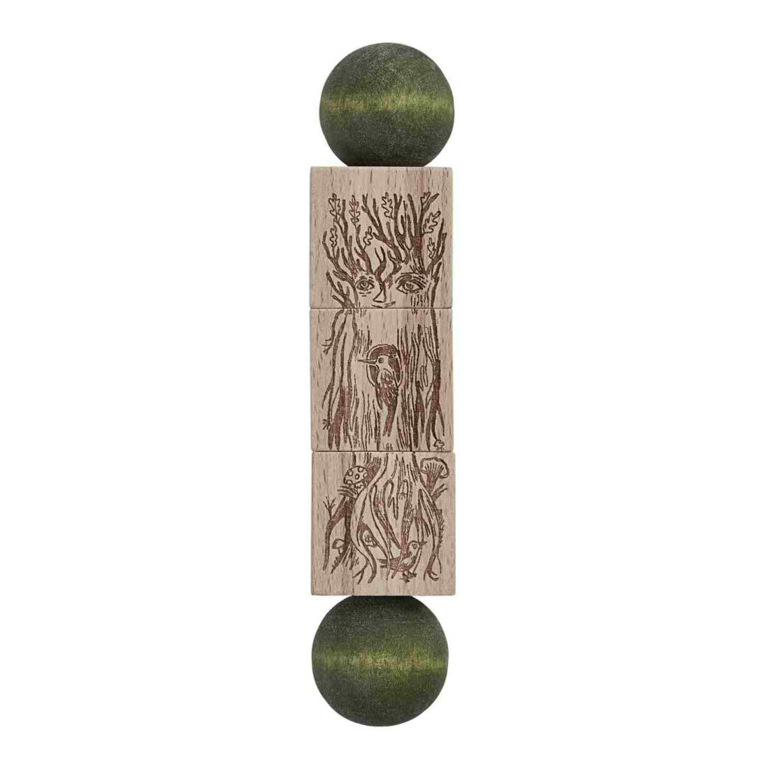 Wooden Story puidust pöörlev pusle "Magic Forest" - Värviline