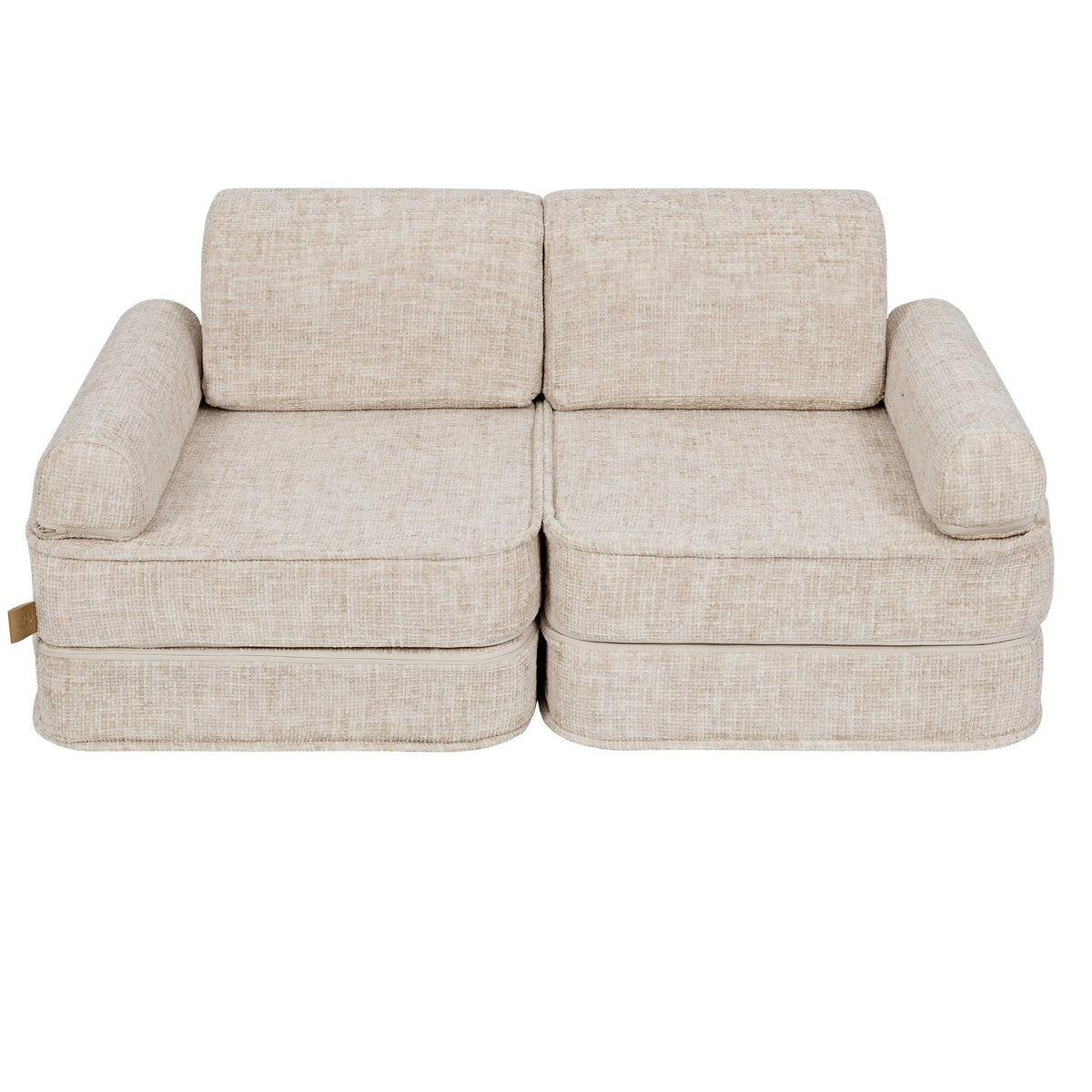 MeowBaby® keskmine modulaarne laste diivan - Tangle Marshmallow Beige