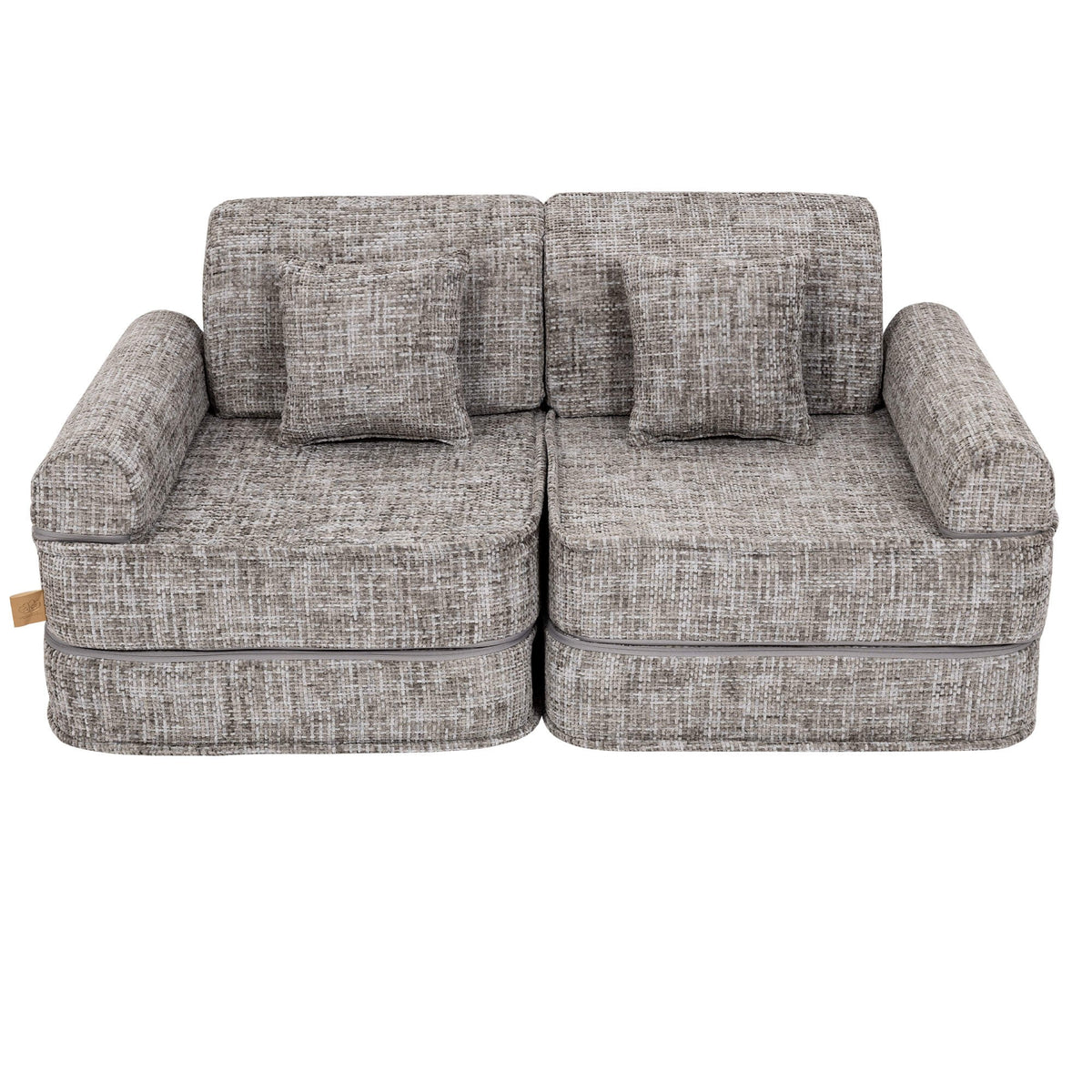 MeowBaby® keskmine modulaarne laste diivan - Tangle Moon Grey