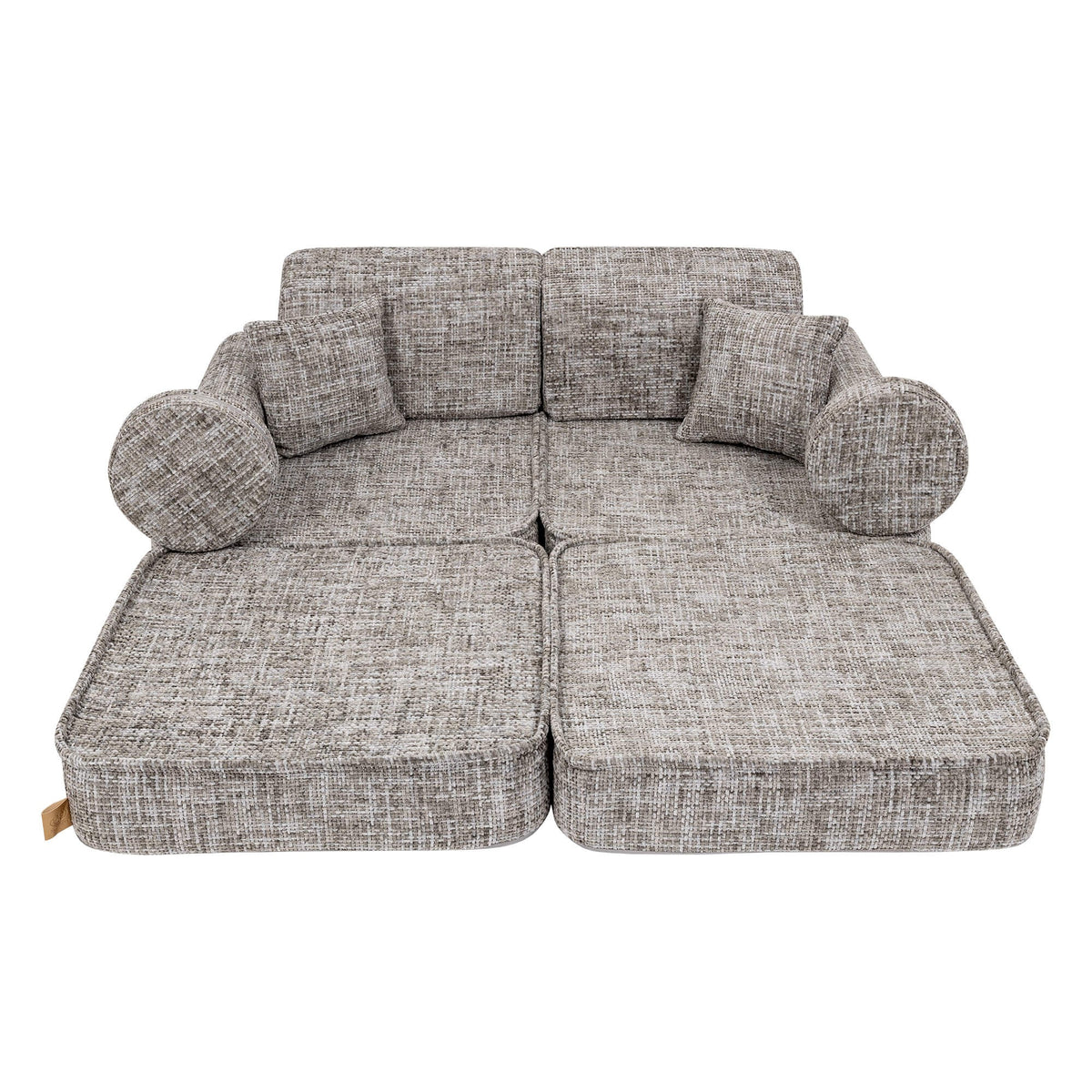 MeowBaby® keskmine modulaarne laste diivan - Tangle Moon Grey