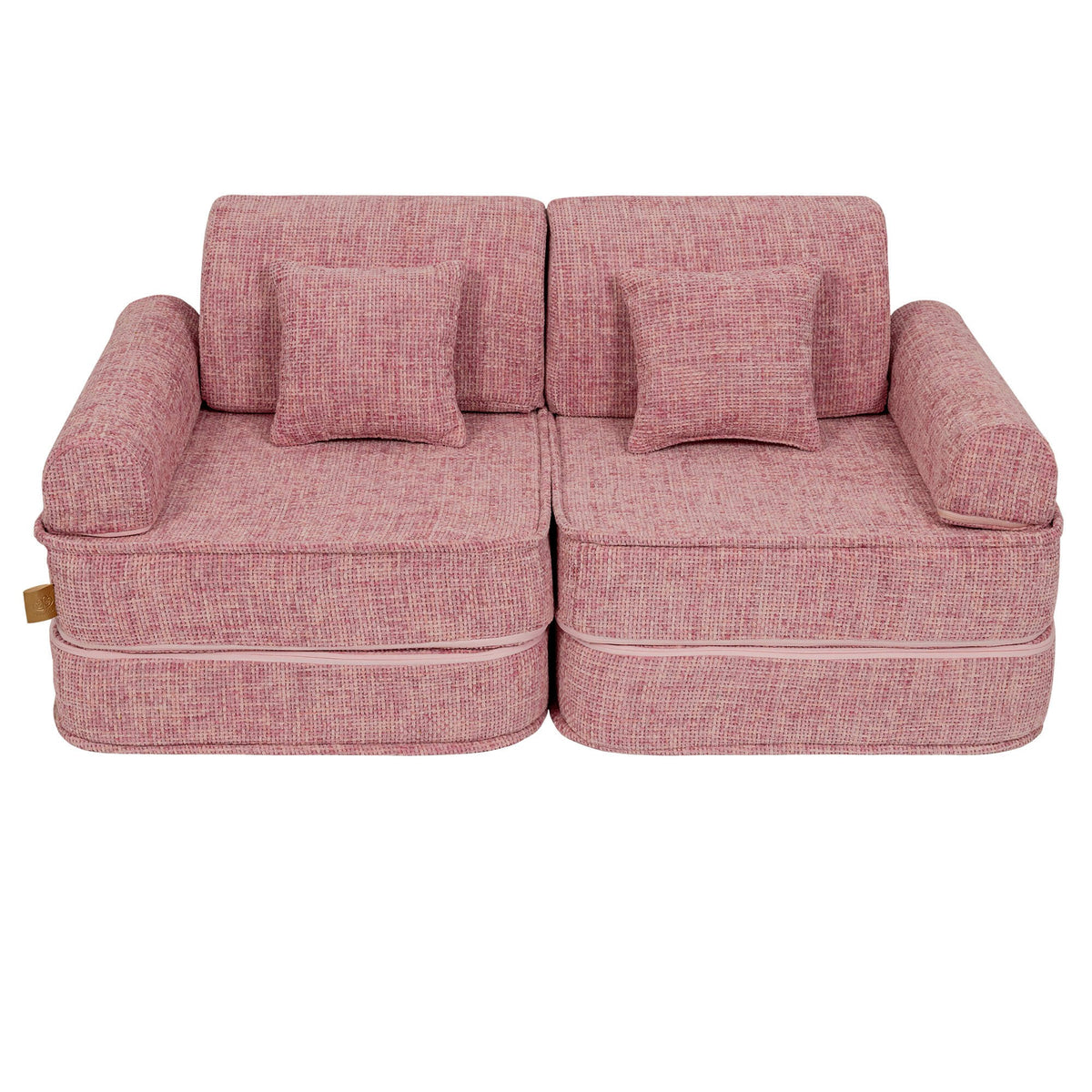 MeowBaby® keskmine modulaarne laste diivan - Tangle Bubblegum Pink