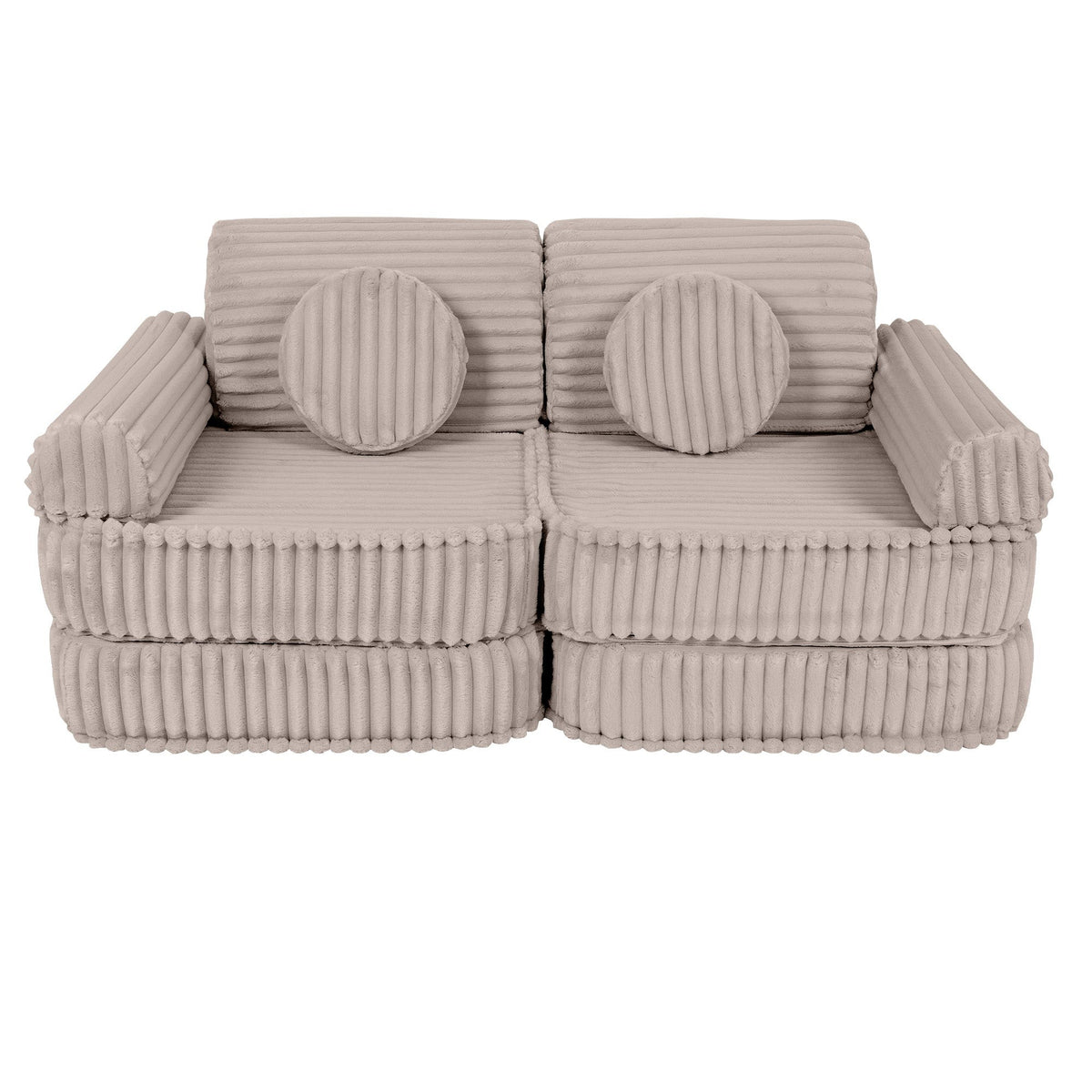 MeowBaby® keskmine modulaarne laste diivan - Churros Beige