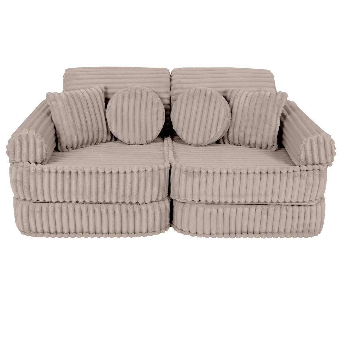 MeowBaby® keskmine modulaarne laste diivan - Churros Beige