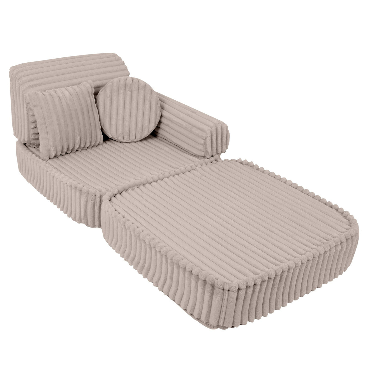 MeowBaby® keskmine modulaarne laste diivan - Churros Beige