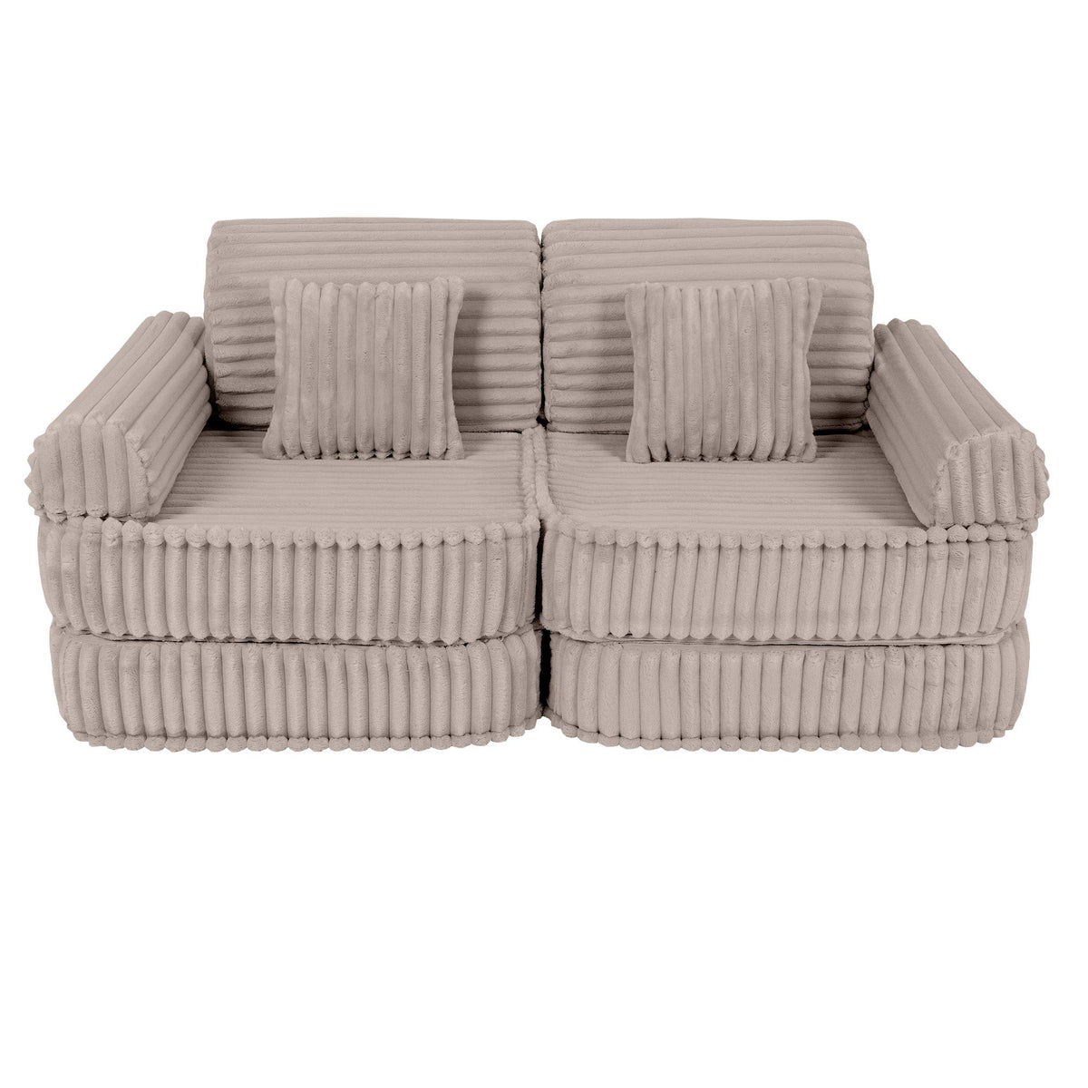 MeowBaby® keskmine modulaarne laste diivan - Churros Beige