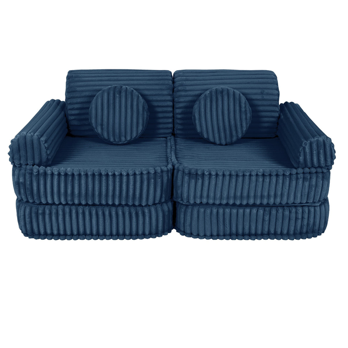 MeowBaby® keskmine modulaarne laste diivan - Churros Blue