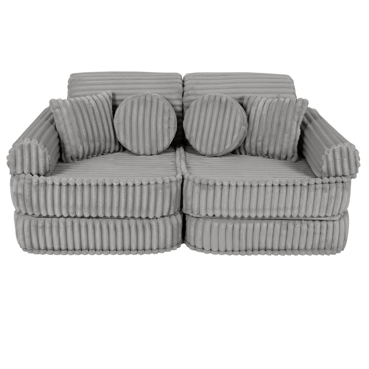 MeowBaby® keskmine modulaarne laste diivan - Churros Moon Grey